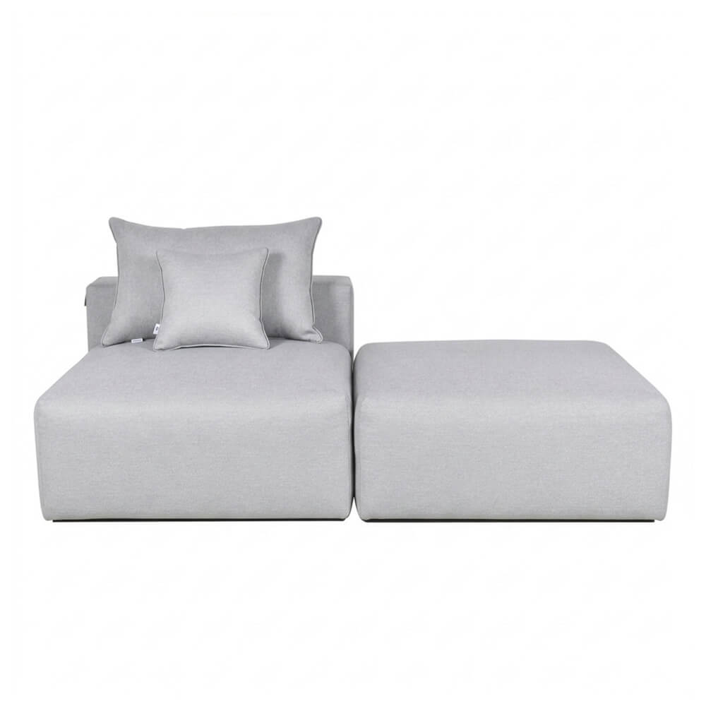 Modulares Outdoor Sofa ALAZIA Hellgrau - S