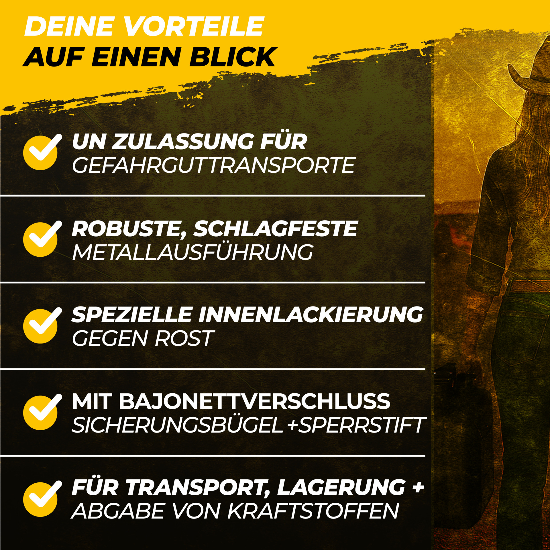 Metallkanister Grün 5 Liter