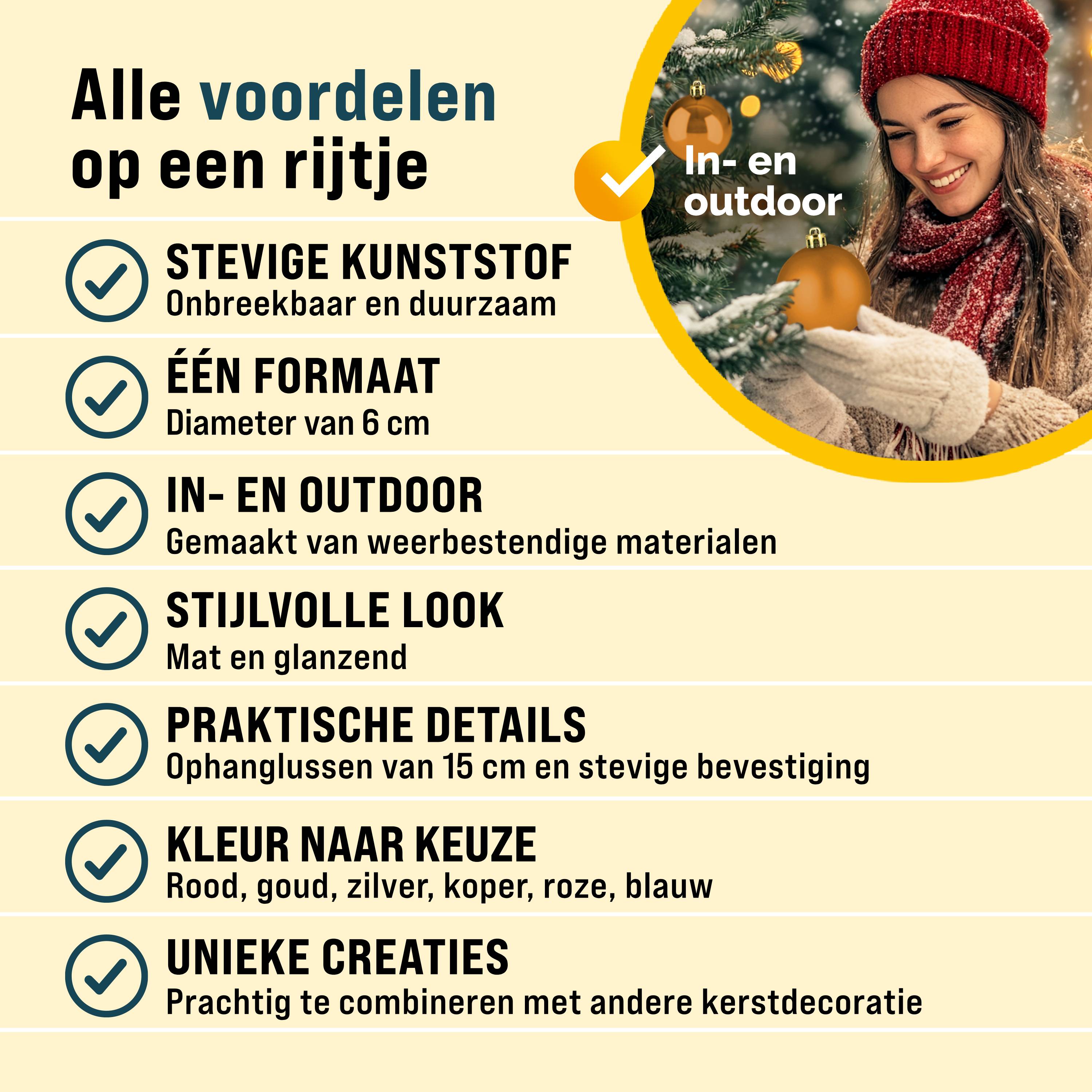 Weihnachtskugeln Kupfer 54-tlg in matt + glänzend