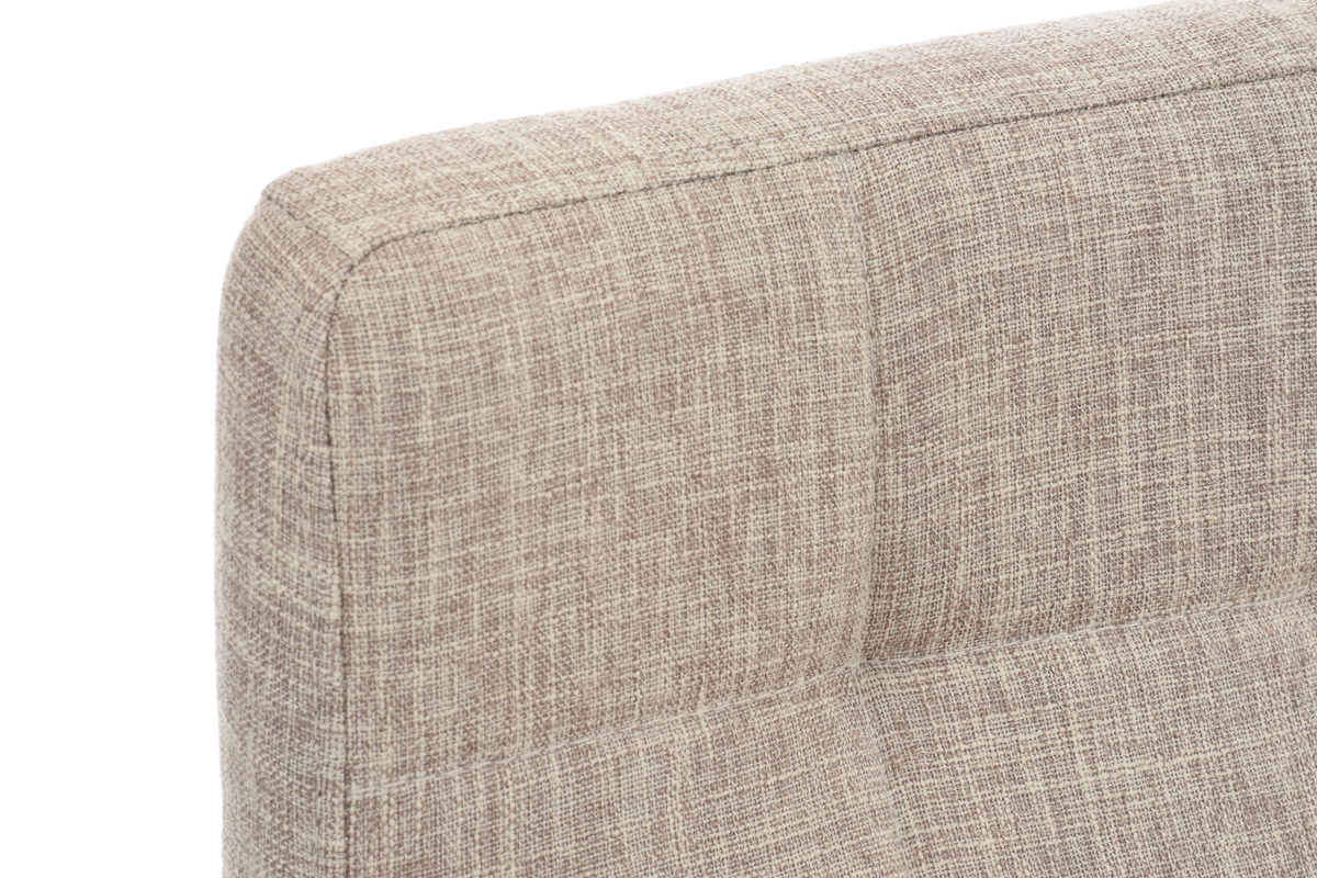 Barhocker Lincoln Stoff, creme