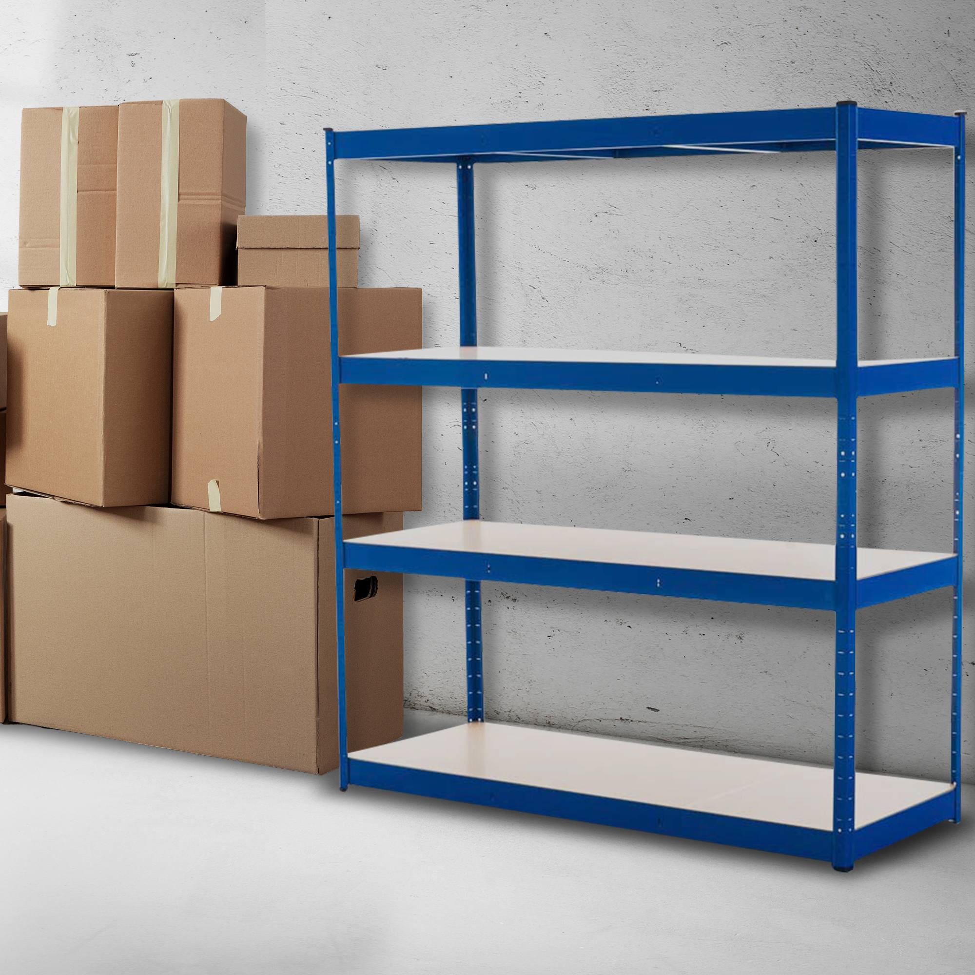 Steckregal 160x60x180, blau