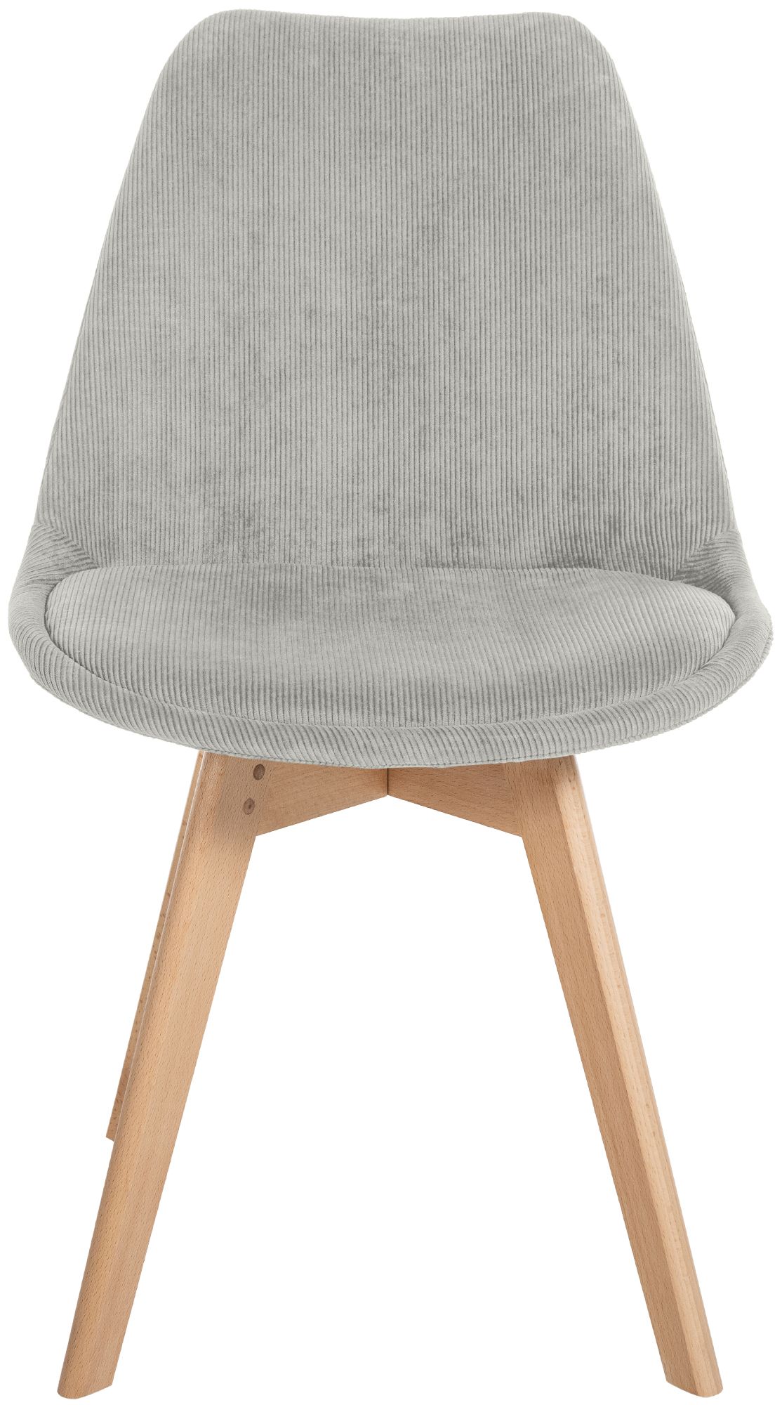Stuhl Linares Cord, grau