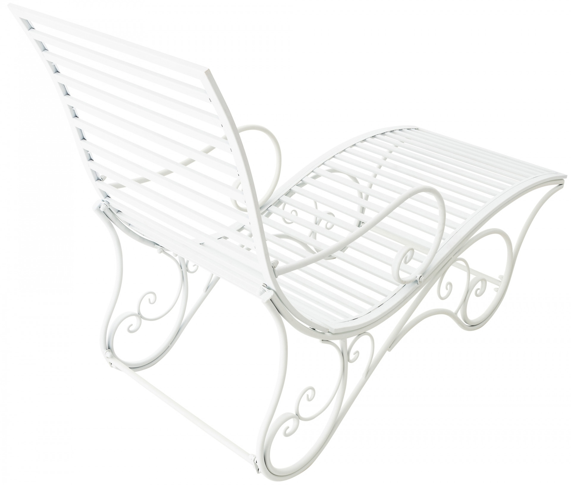 Gartenliege Amiens, weiß