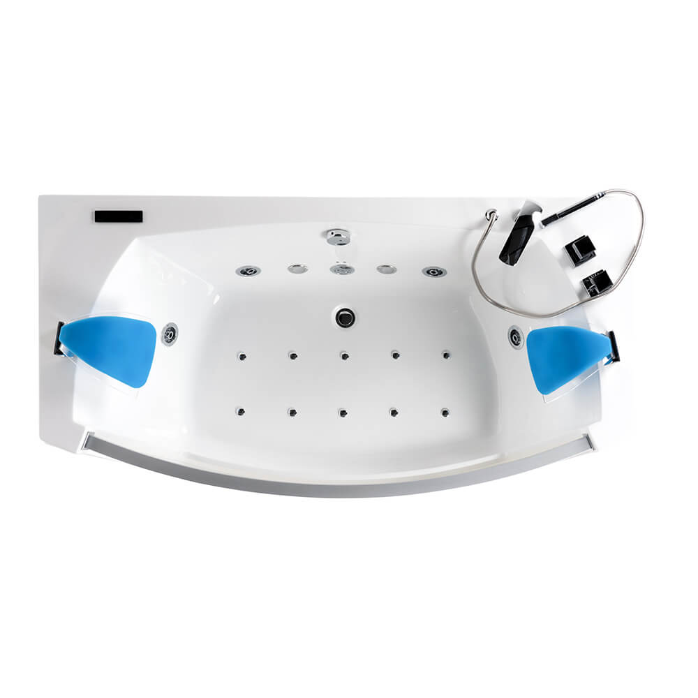 Whirlpool Badewanne mit Lichttherapie ATLANTIC M 175 x 85 cm