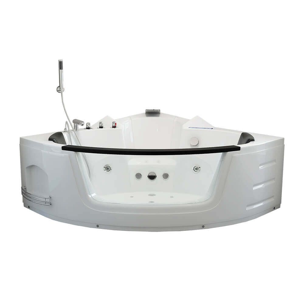 Whirlpool Badewanne mit Lichttherapie LAGUNA L KOMPAKT - 140 x 140 cm