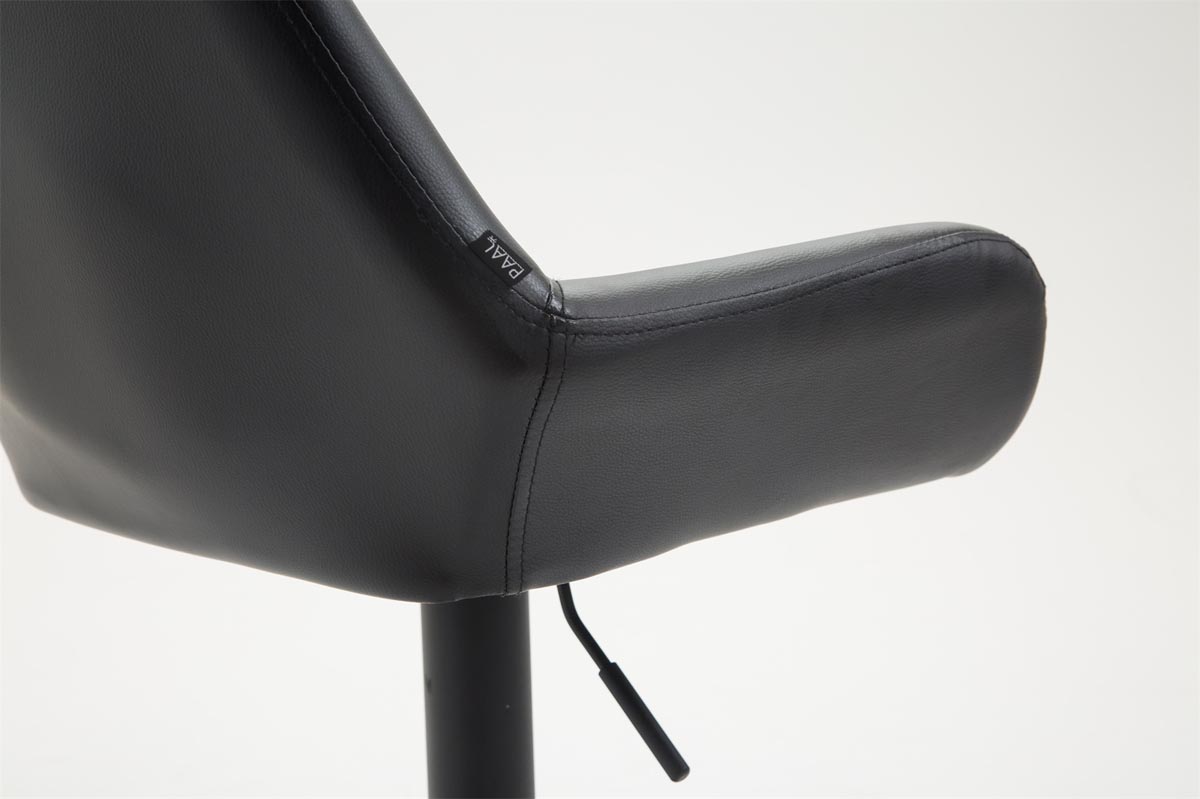Barhocker Braga Kunstleder B, schwarz