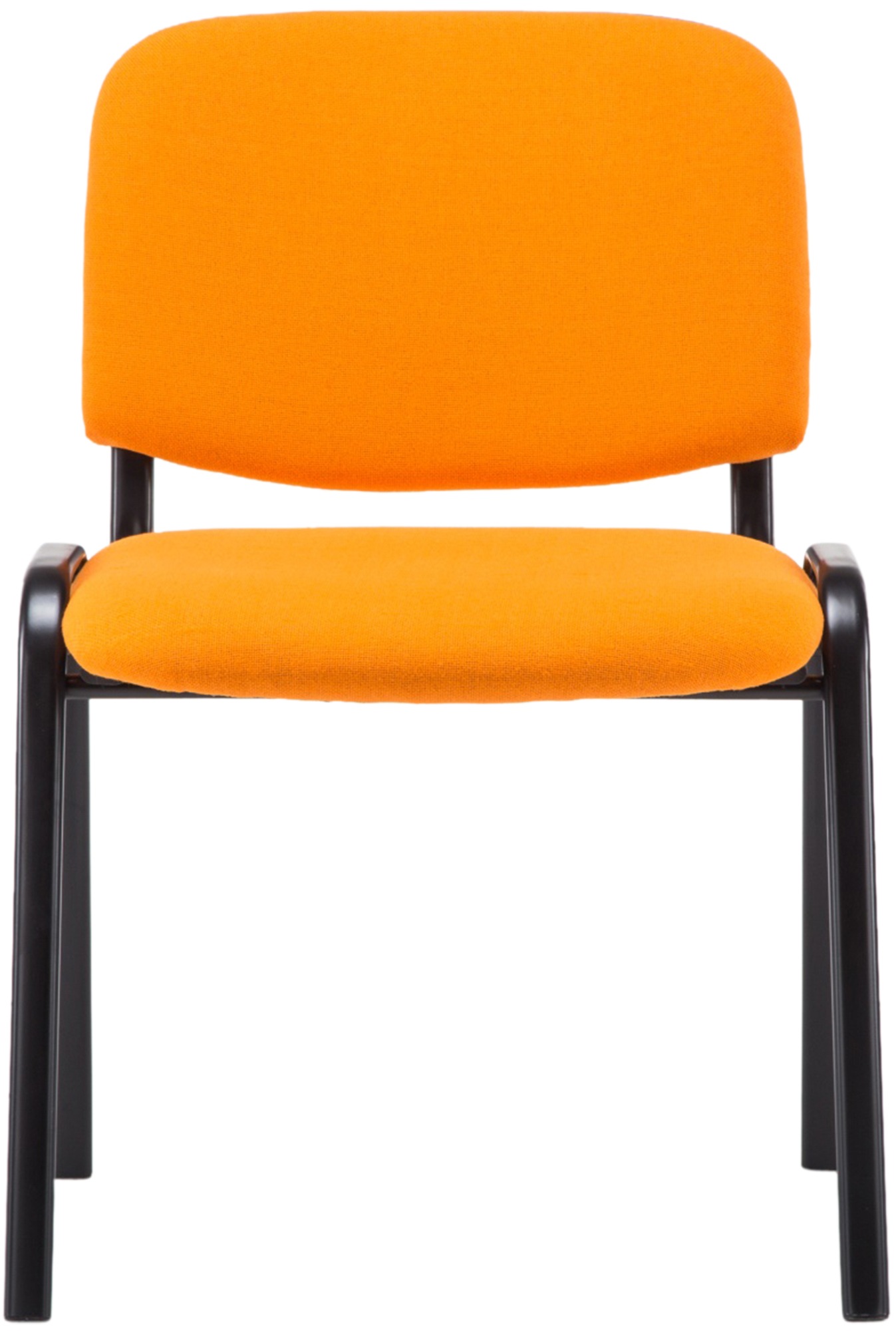 Besucherstuhl Ken V2 Stoff, orange