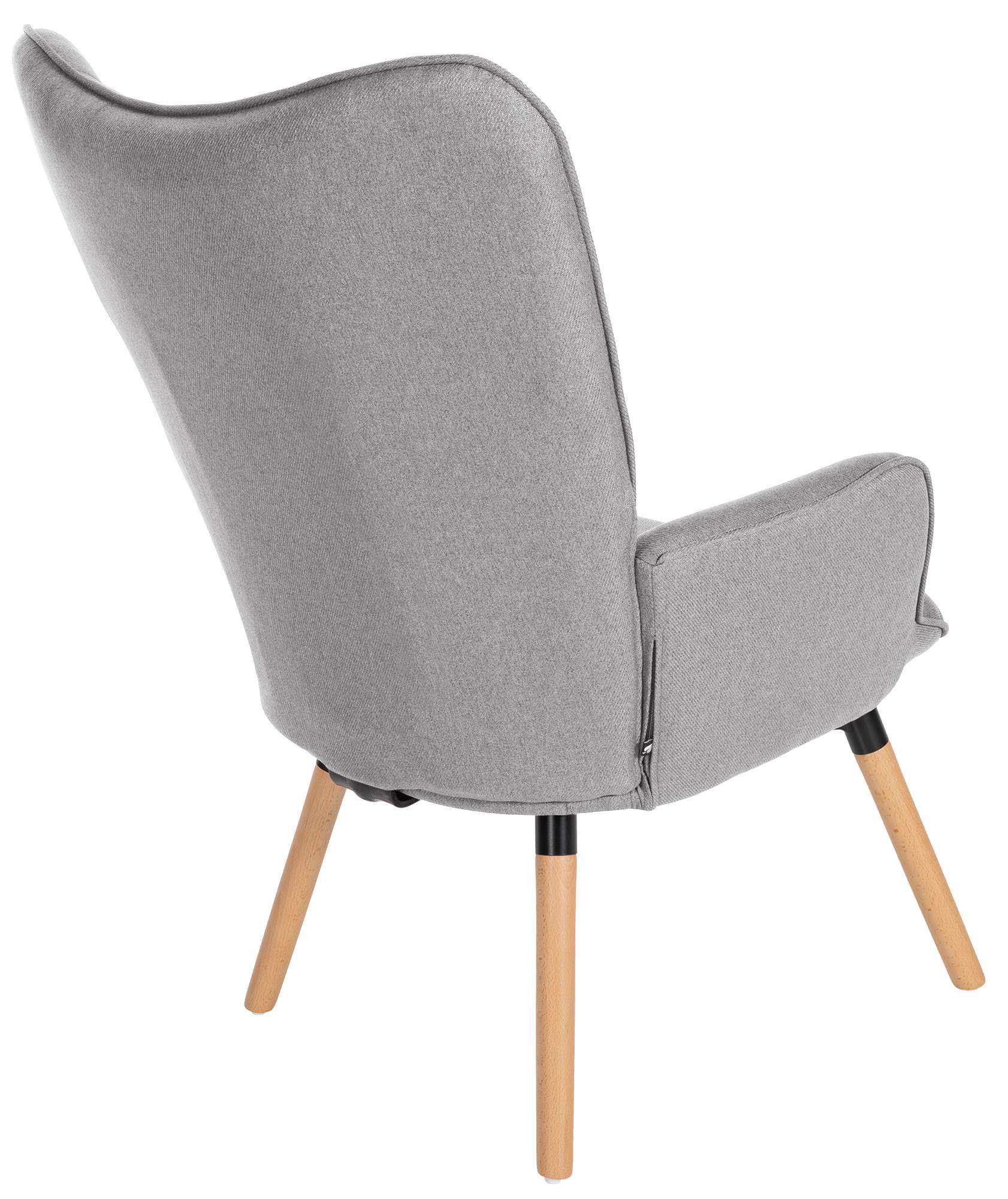 Sessel Garding Stoff, grau