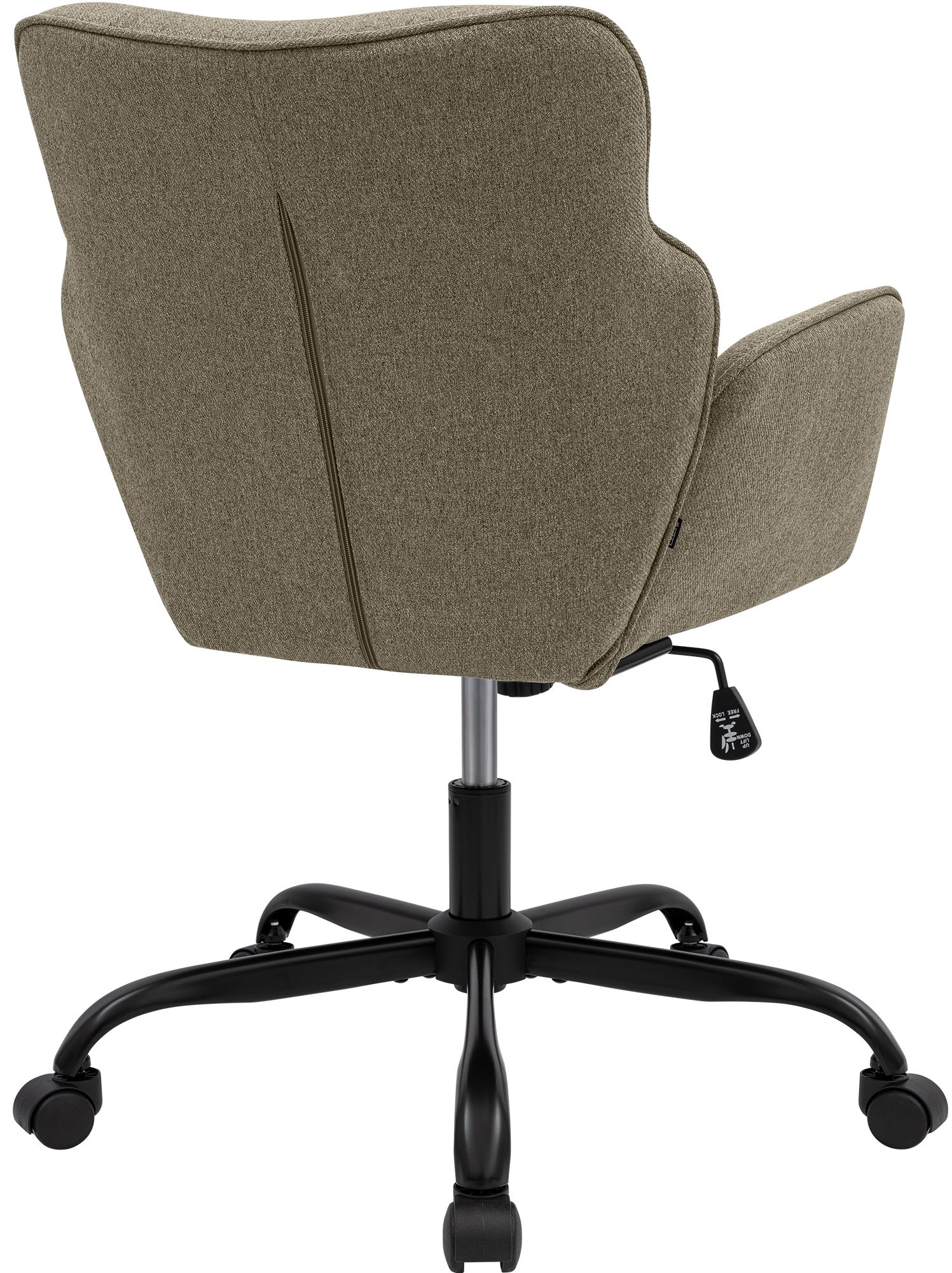 Bürostuhl Amado Stoff, taupe
