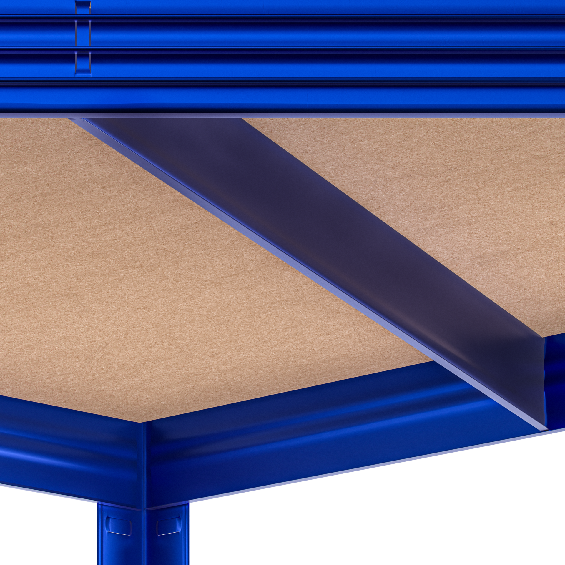 Schwerlasteckregal Blau 180x70x40cm verzinkt 875kg