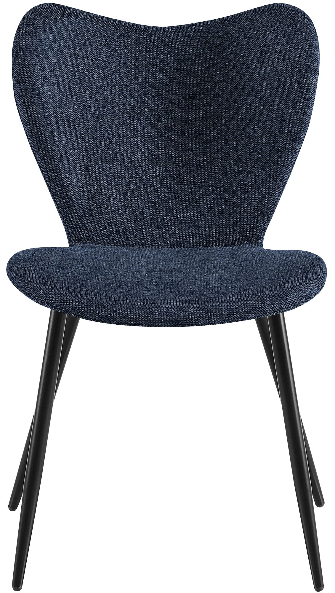 Esszimmerstuhl Maika Stoff, blau