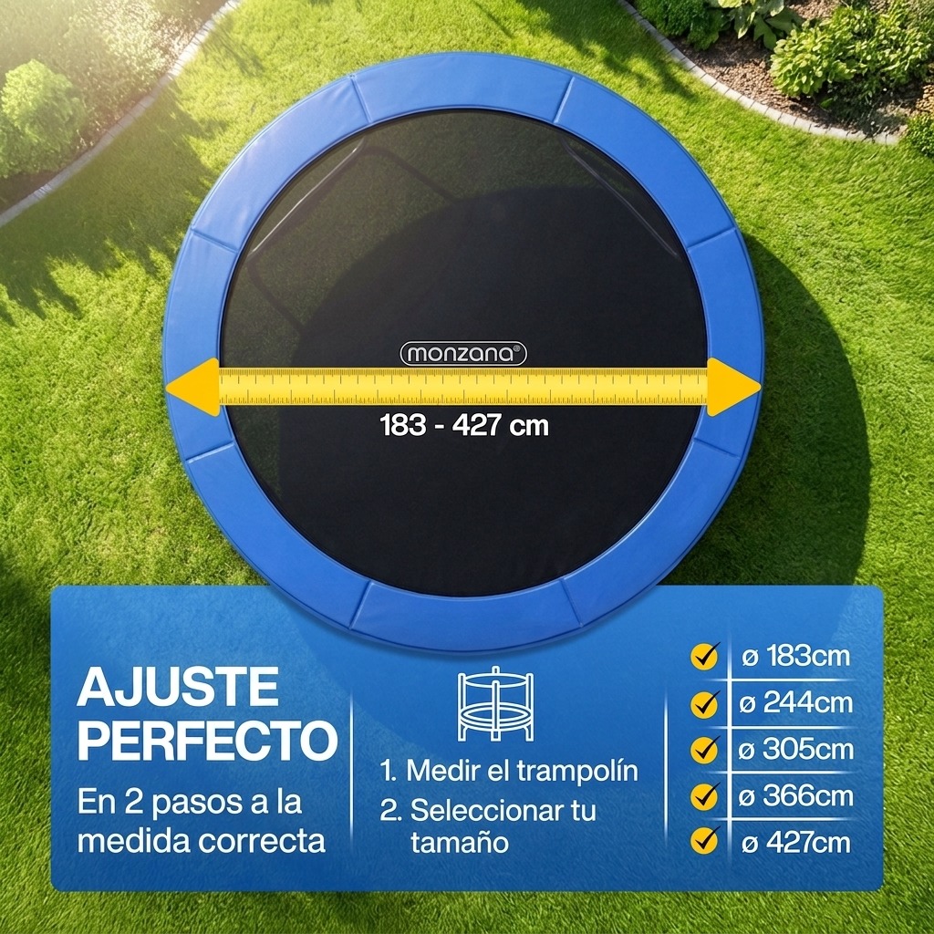 Trampolin Randabdeckung Blau Ø244cm V1