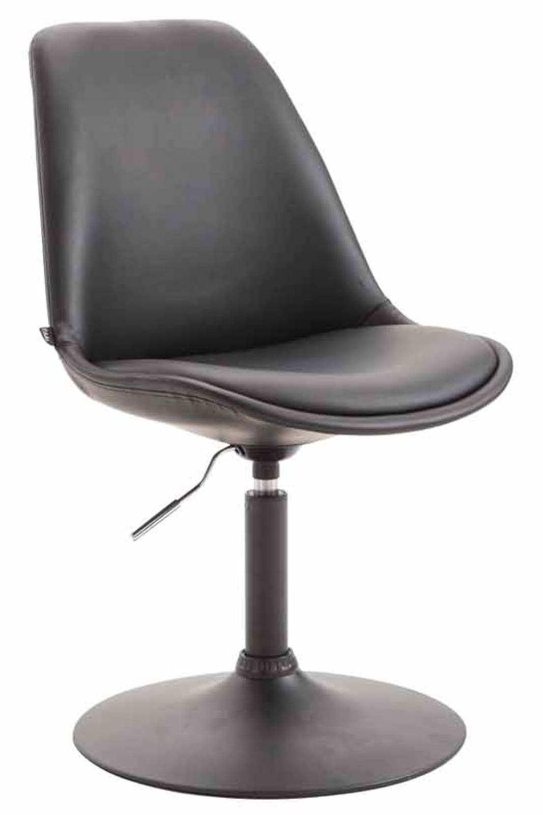 4er Set Esszimmerstühle Maverick B Kunstleder, schwarz