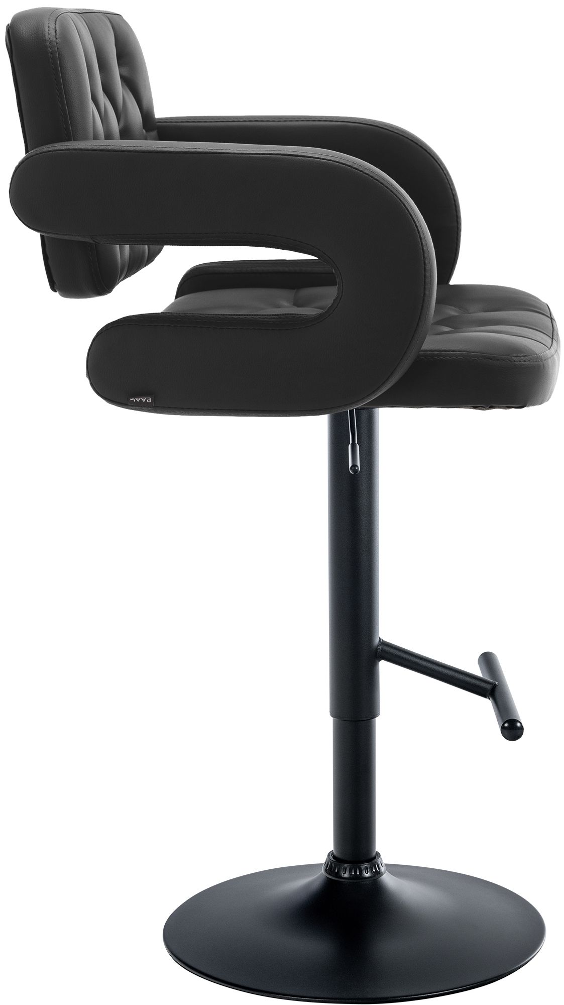 Barhocker Dublin schwarz, schwarz