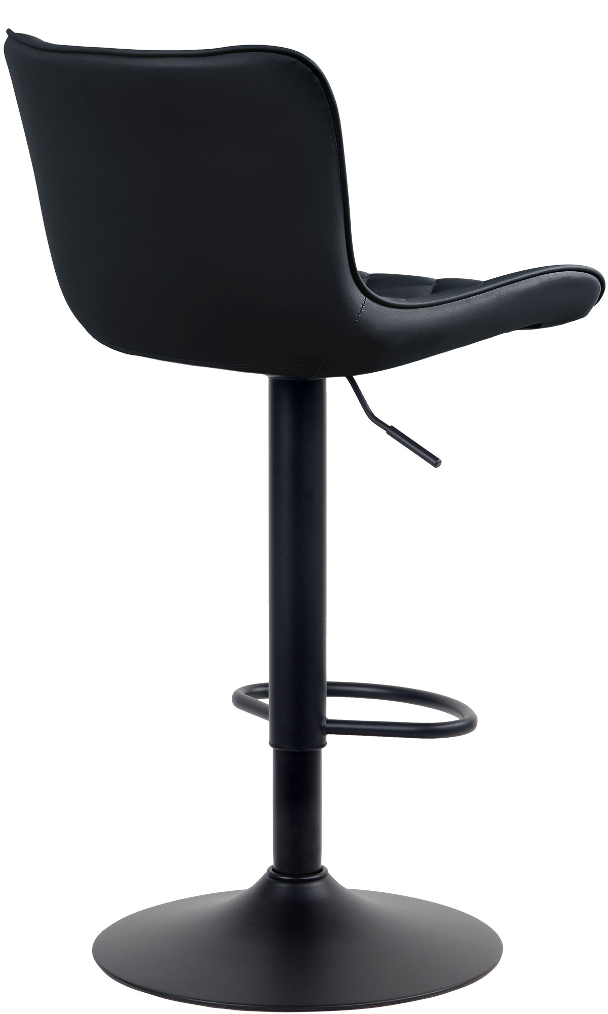 Barhocker Emma Kunstleder, schwarz