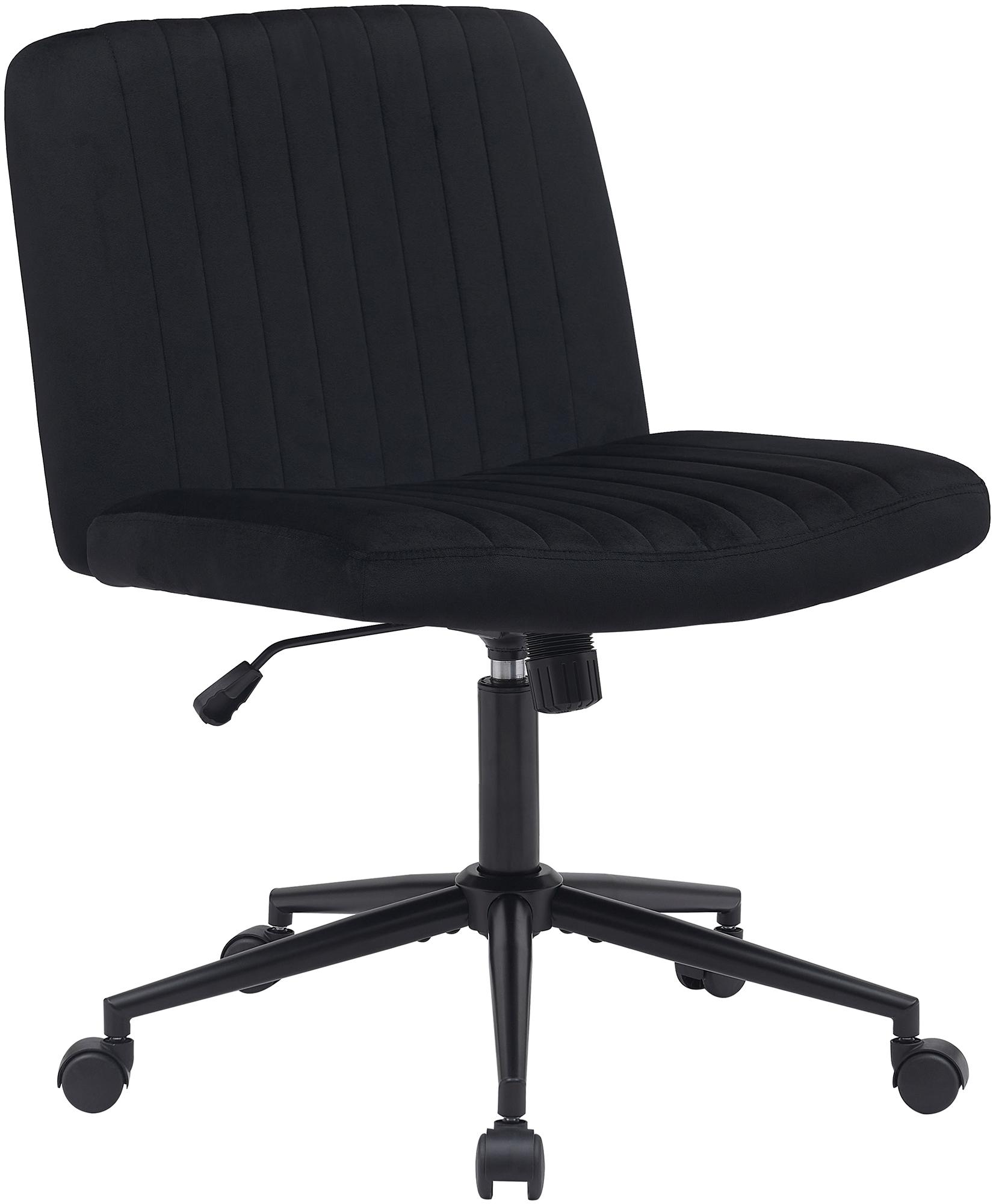 Bürostuhl Kingman Samt, schwarz