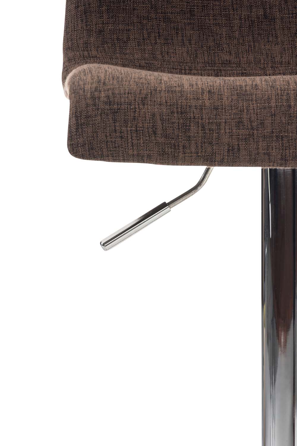 Barhocker Hoover Stoff C, braun