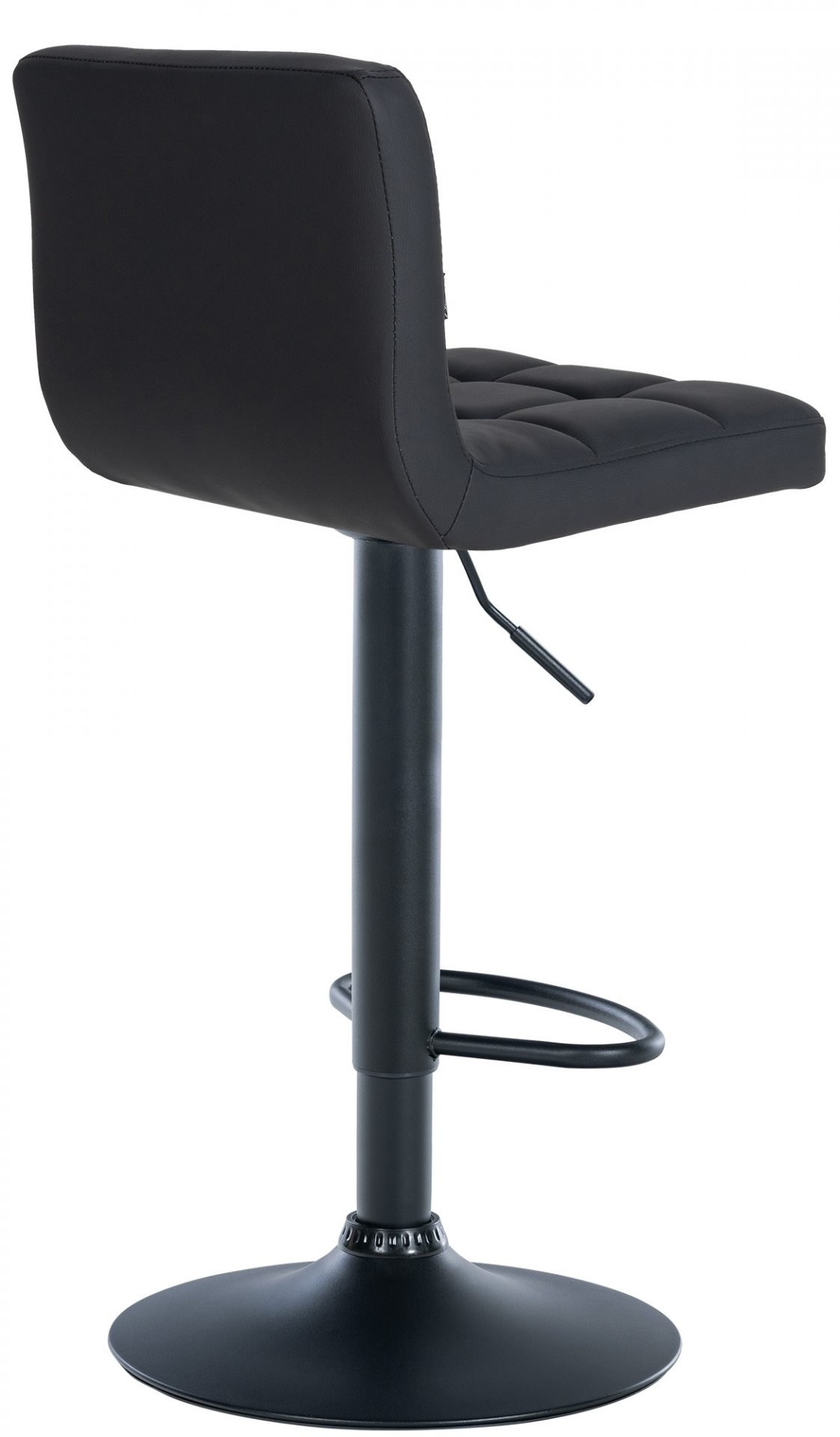 2er Set Barhocker Feni Kunstleder schwarz, schwarz
