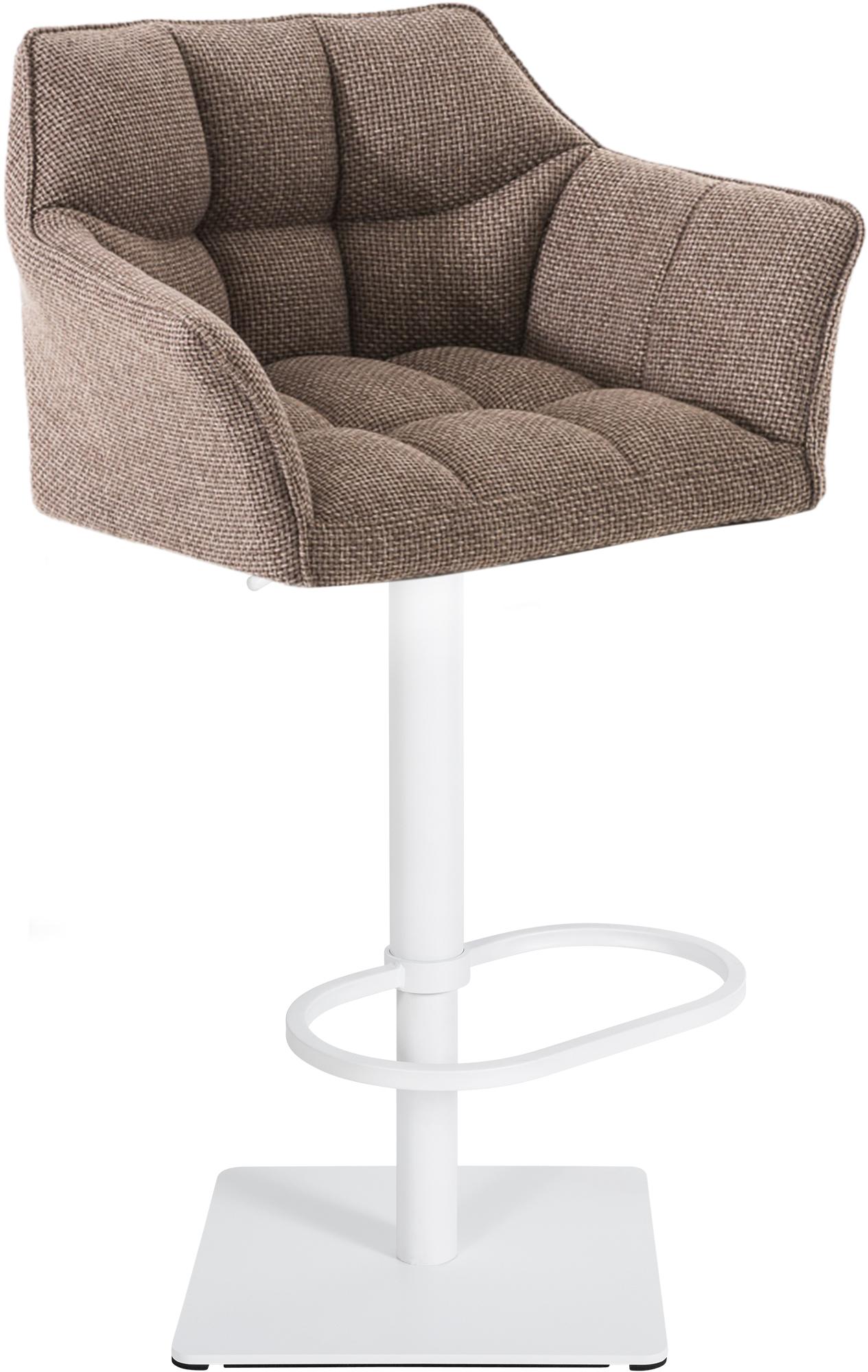 Barhocker Damaso W Stoff, terrabraun