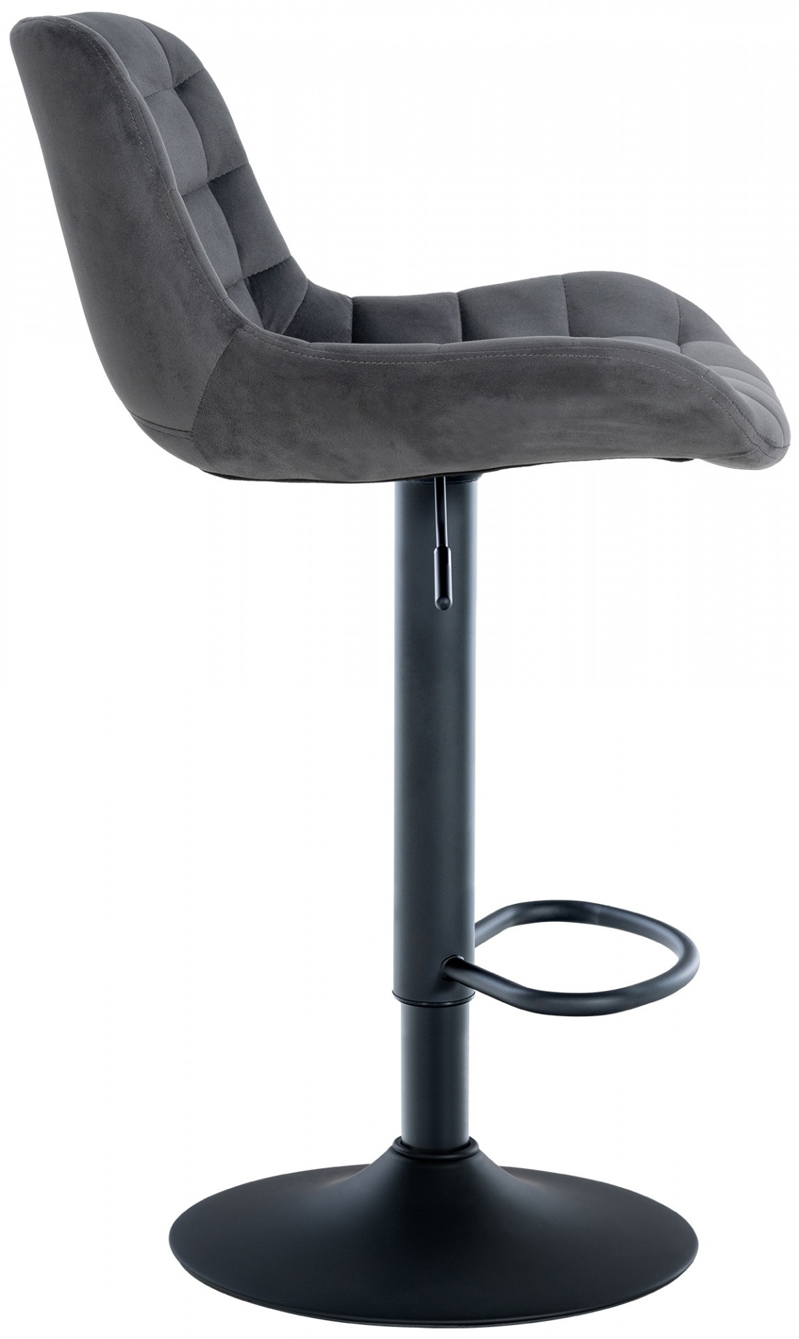 Barhocker Tover Samt, dunkelgrau