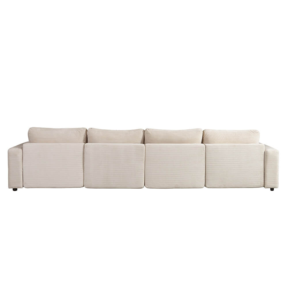 Modulares Schlafsofa VINA Beige - 380 x 168 cm