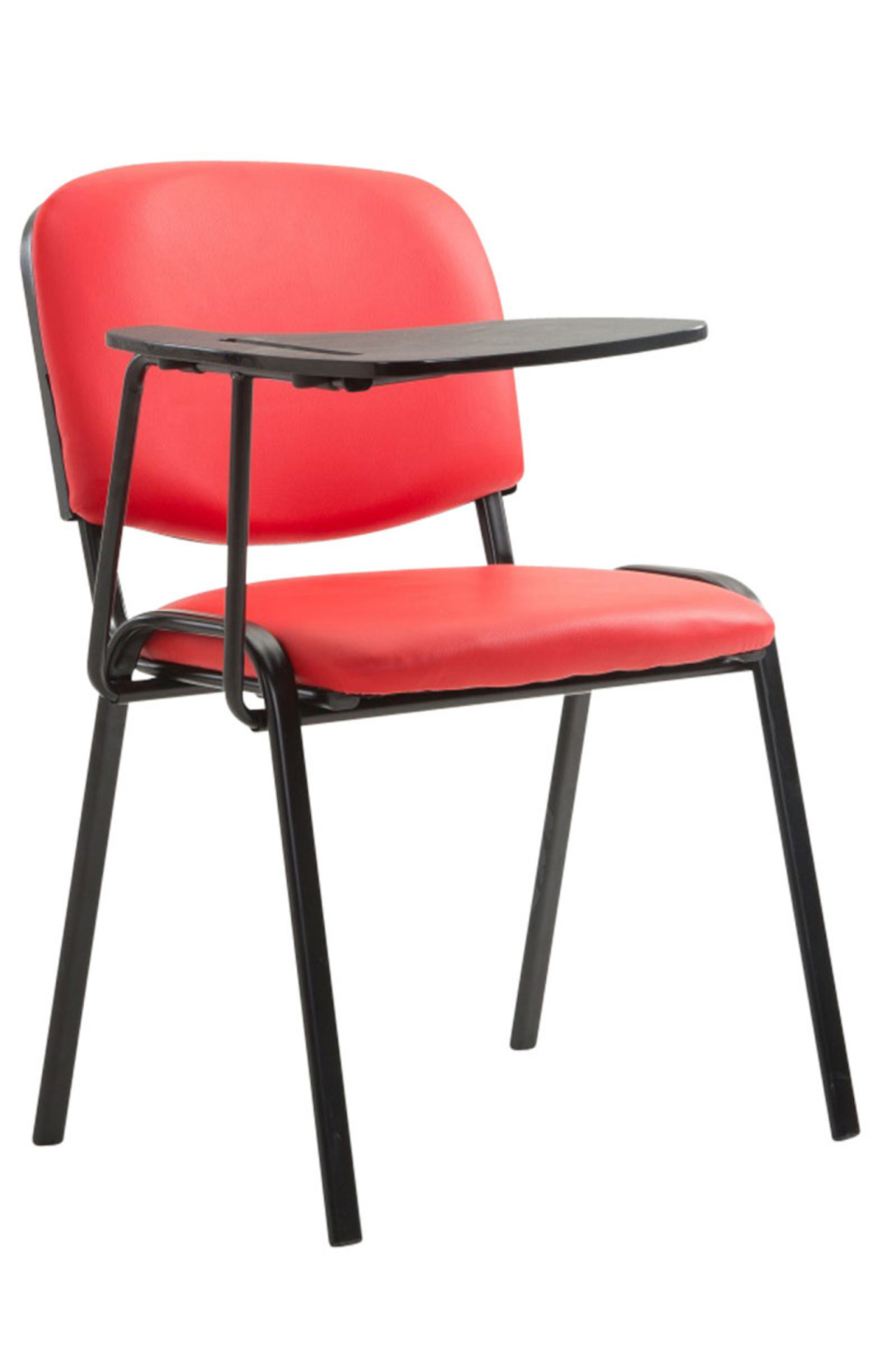 4er Set Stühle Ken mit Klapptisch Kunstleder, rot
