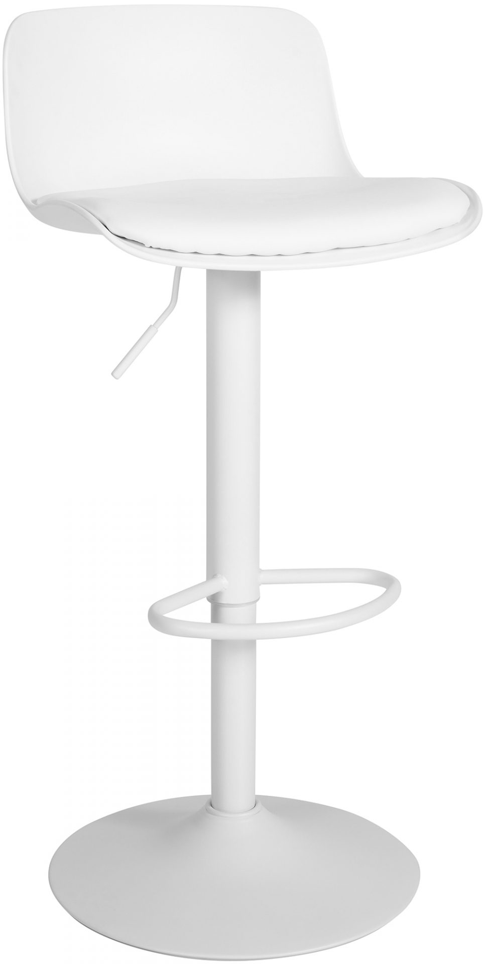 Barhocker Almada Kunstleder, weiß