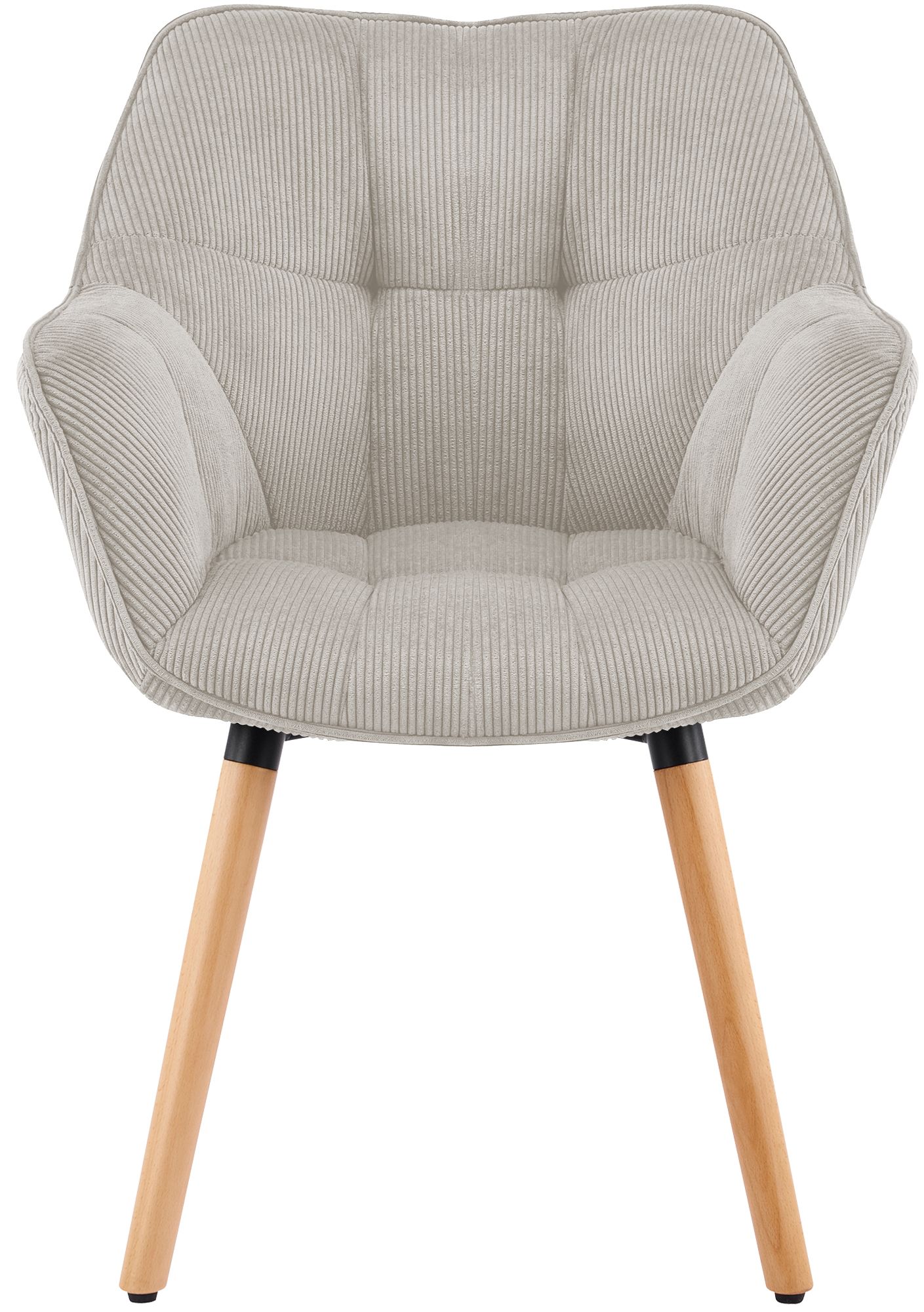Esszimmerstuhl Milford Cord, creme