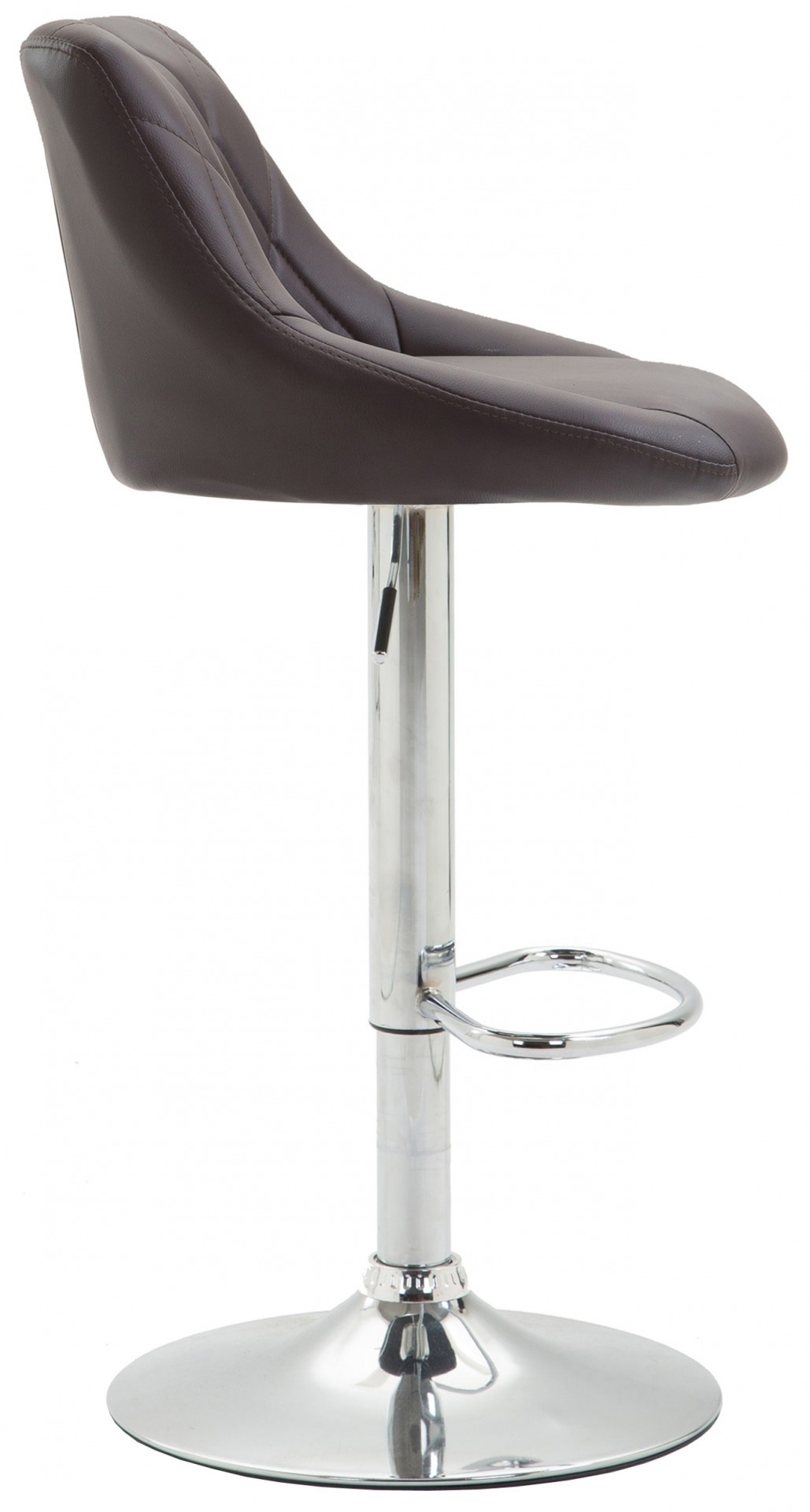 2er Set Barhocker Lazio Kunstleder C, braun