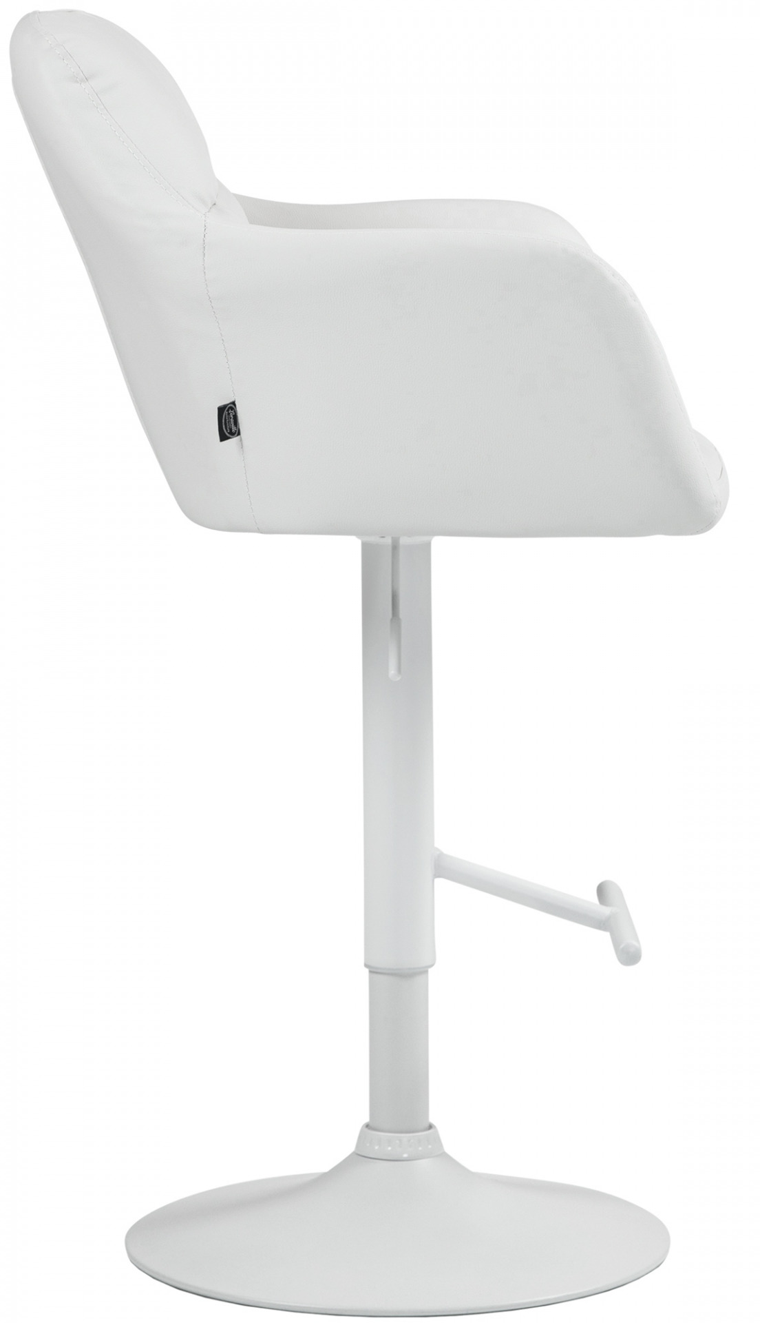Barhocker Natoma Kunstleder weiß, weiß