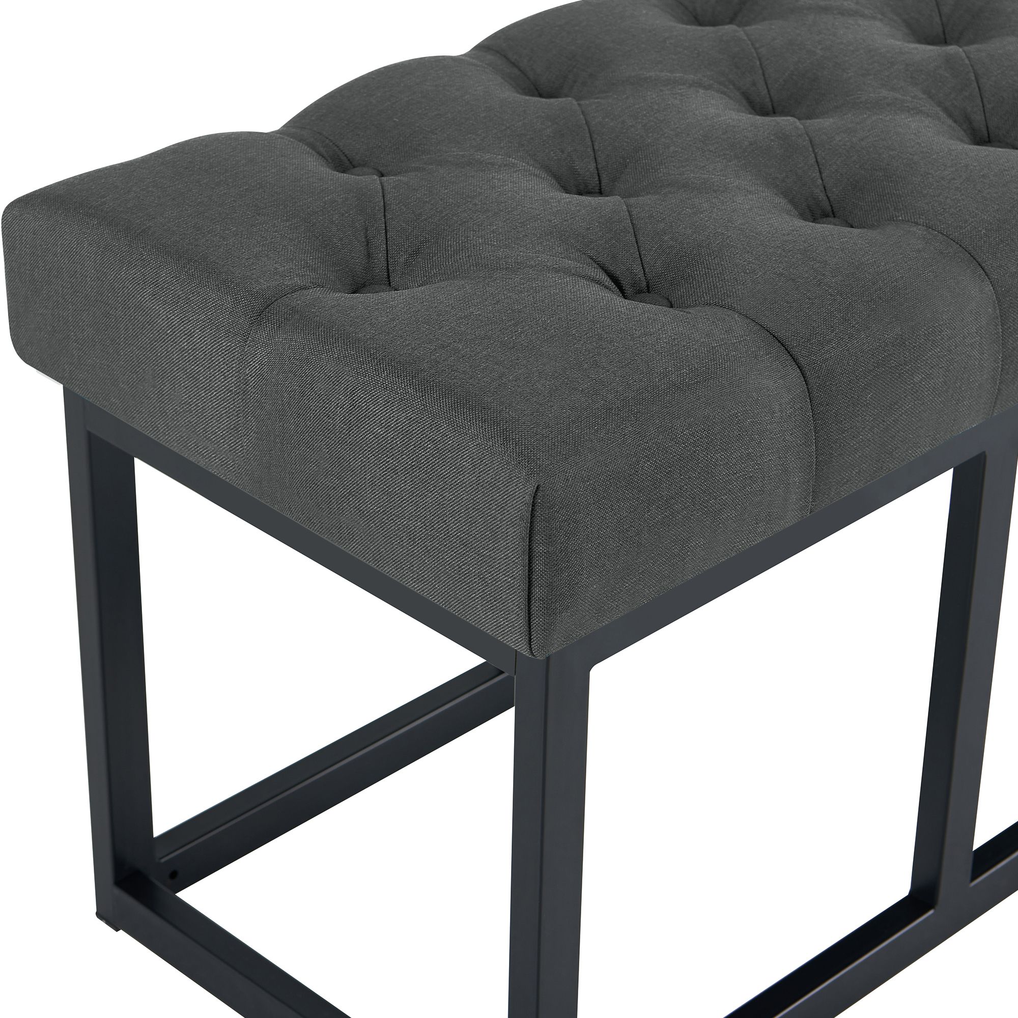 Sitzbank Amun Stoff B100, dunkelgrau