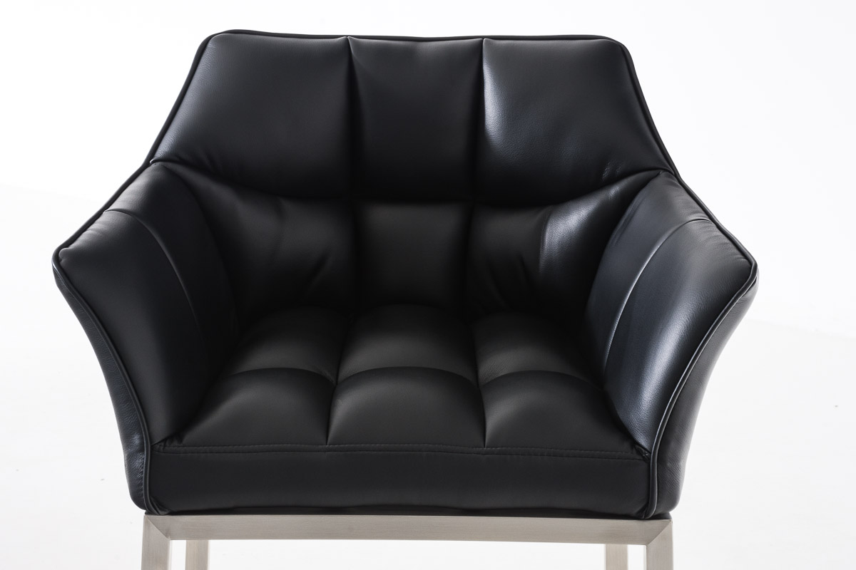 Barhocker Damaso E mit 4-Fuß Gestell, schwarz