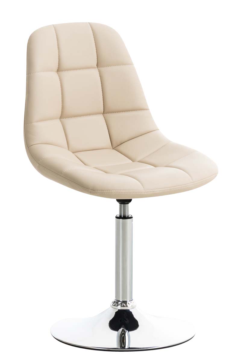Stuhl Emil Kunstleder, creme
