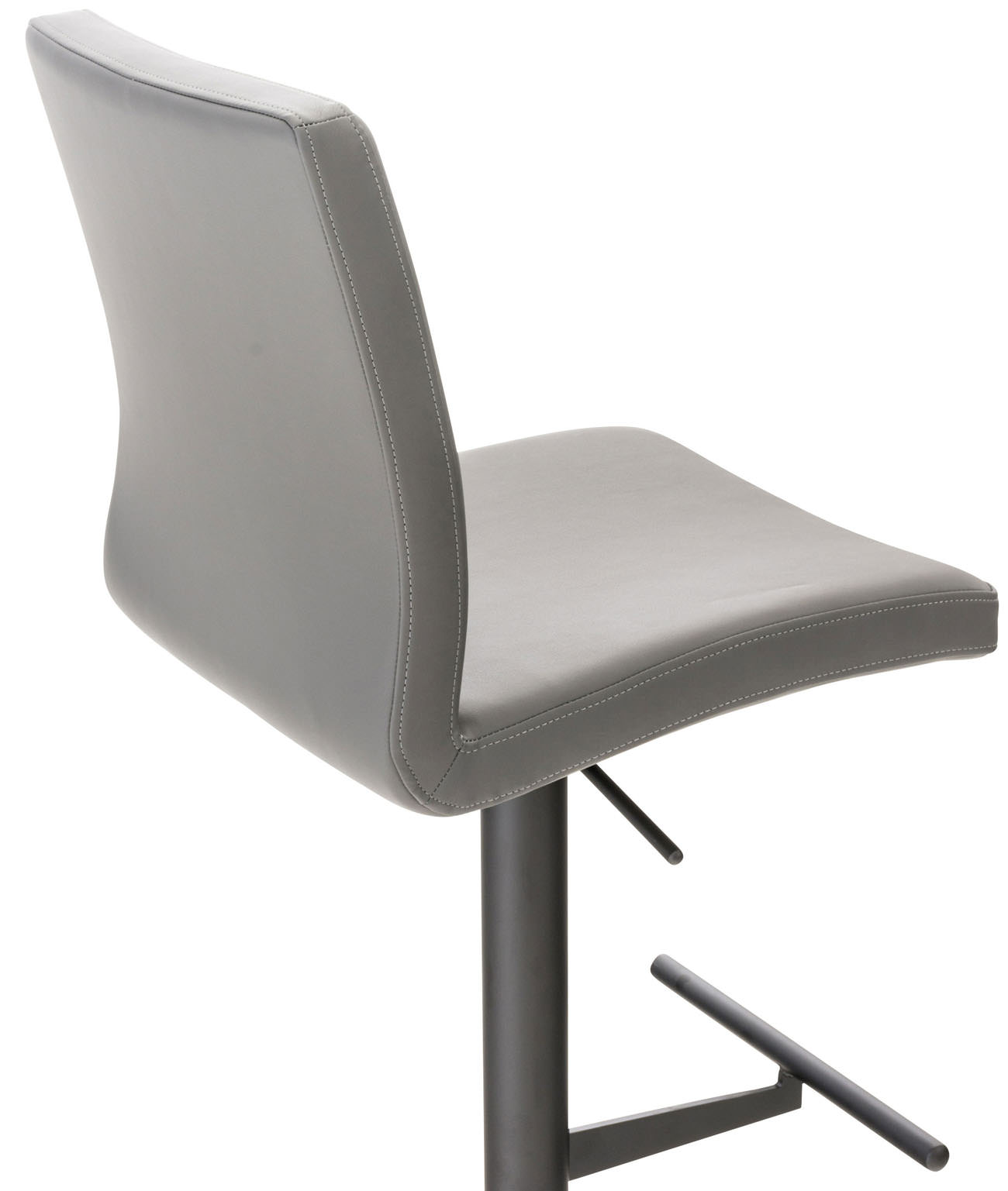 Barhocker Cadiz Kunstleder schwarz, grau