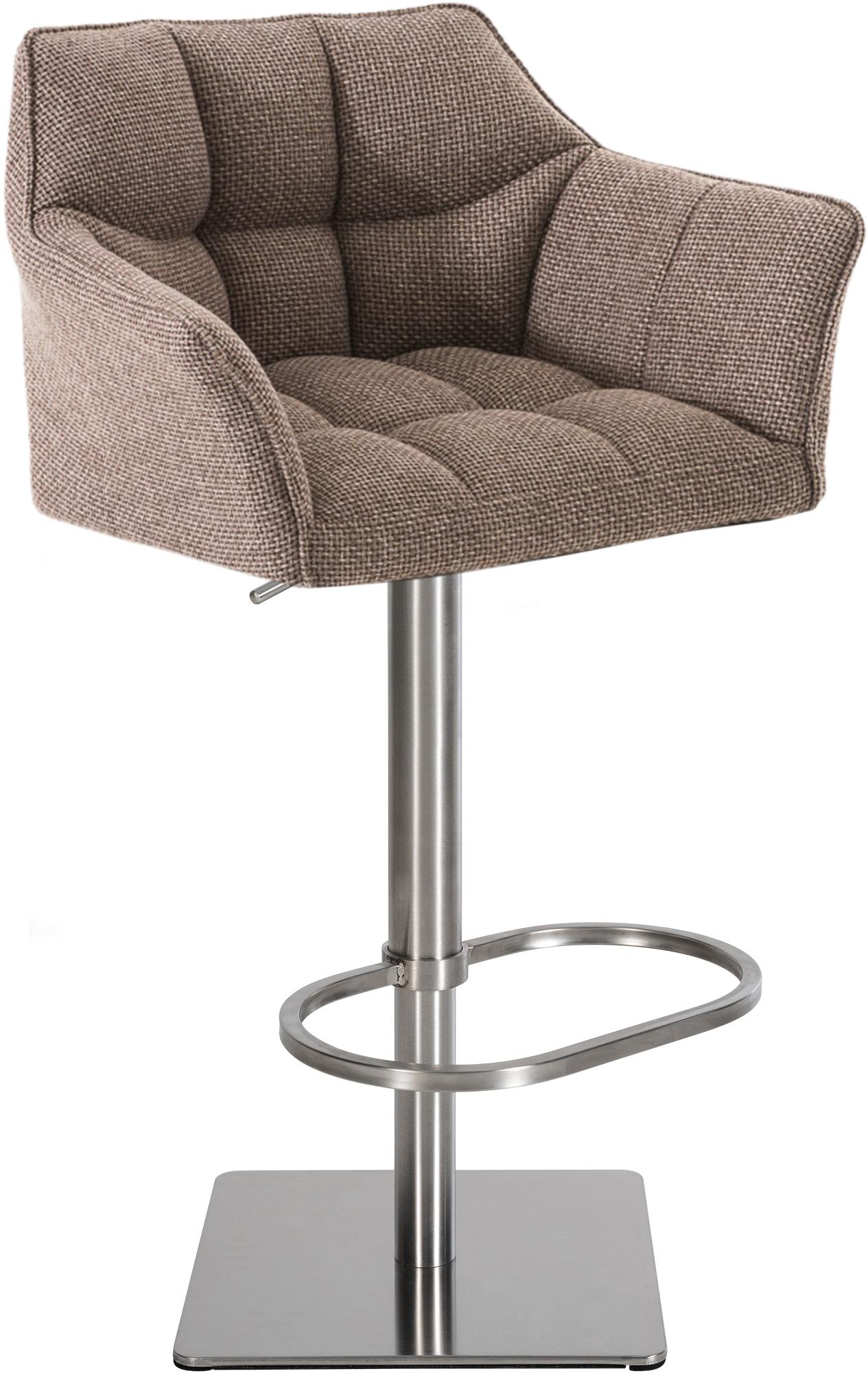 Barhocker Damaso E Stoff, terrabraun