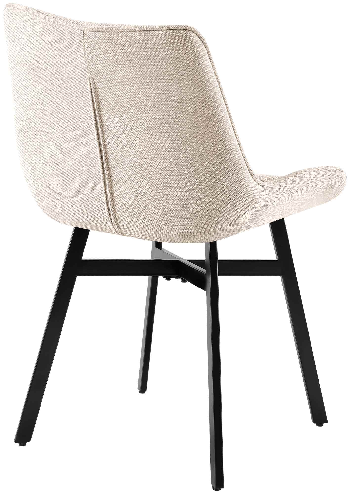 Stuhl Colby Stoff, creme