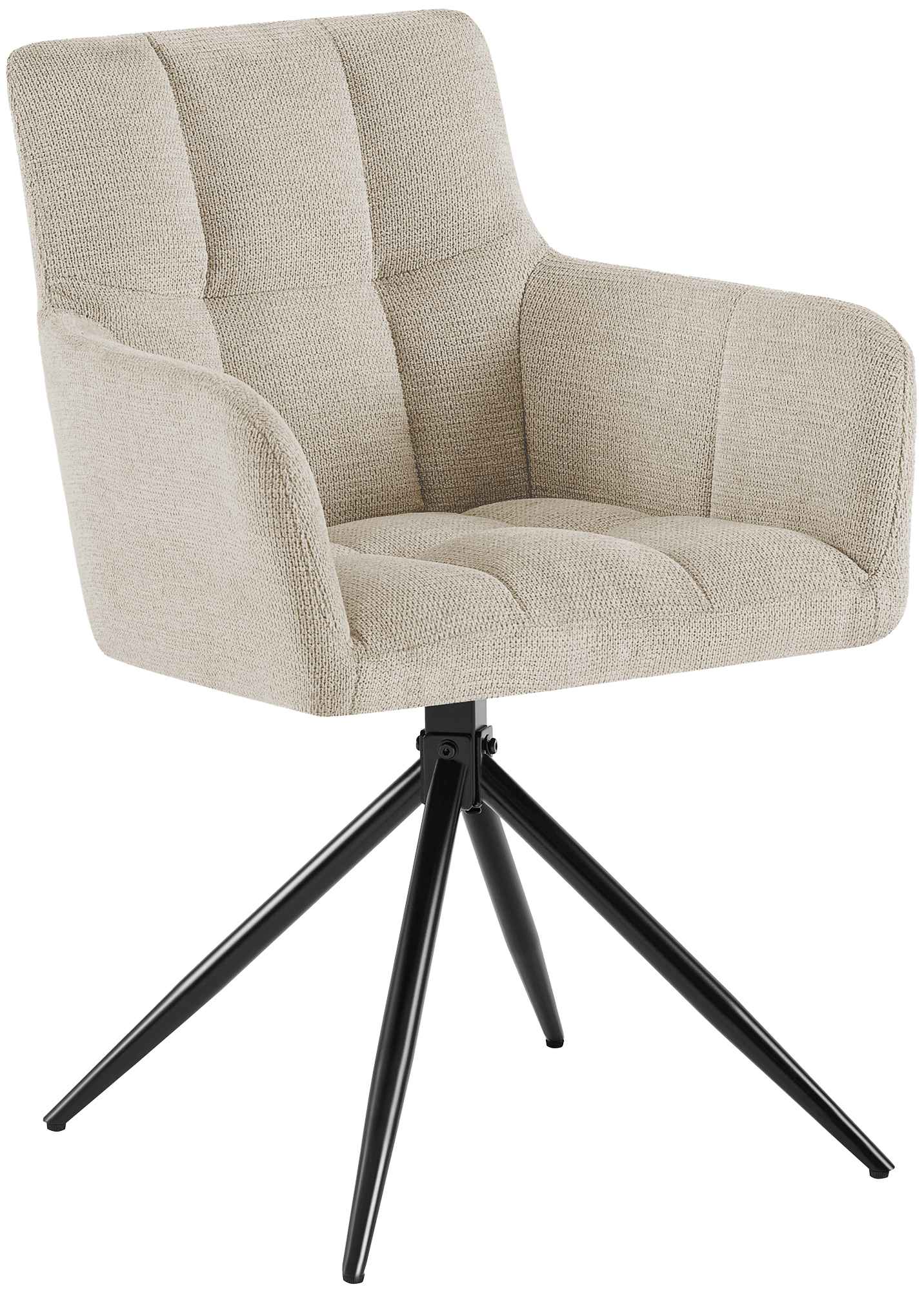 Esszimmerstuhl Jonah Stoff, creme