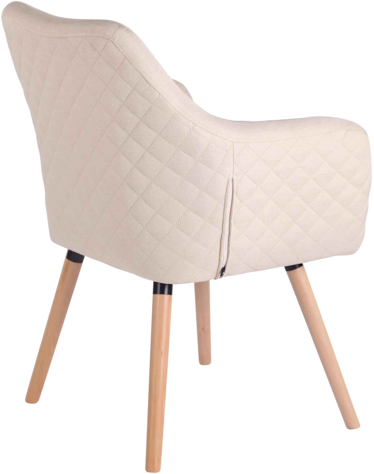 Esszimmerstuhl Gent Stoff natura, creme