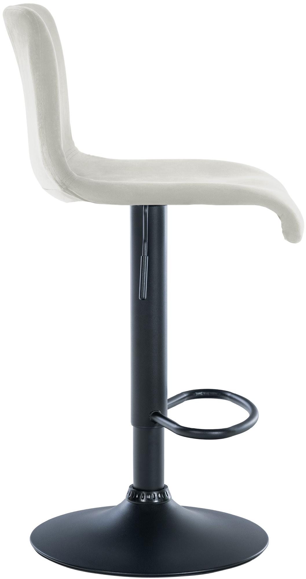 Barhocker Hoover Samt B, creme