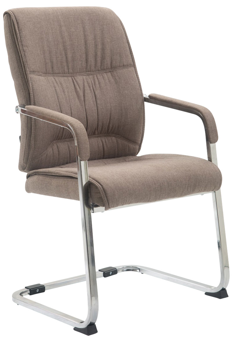 XL Besucherstuhl Anubis Stoff, taupe