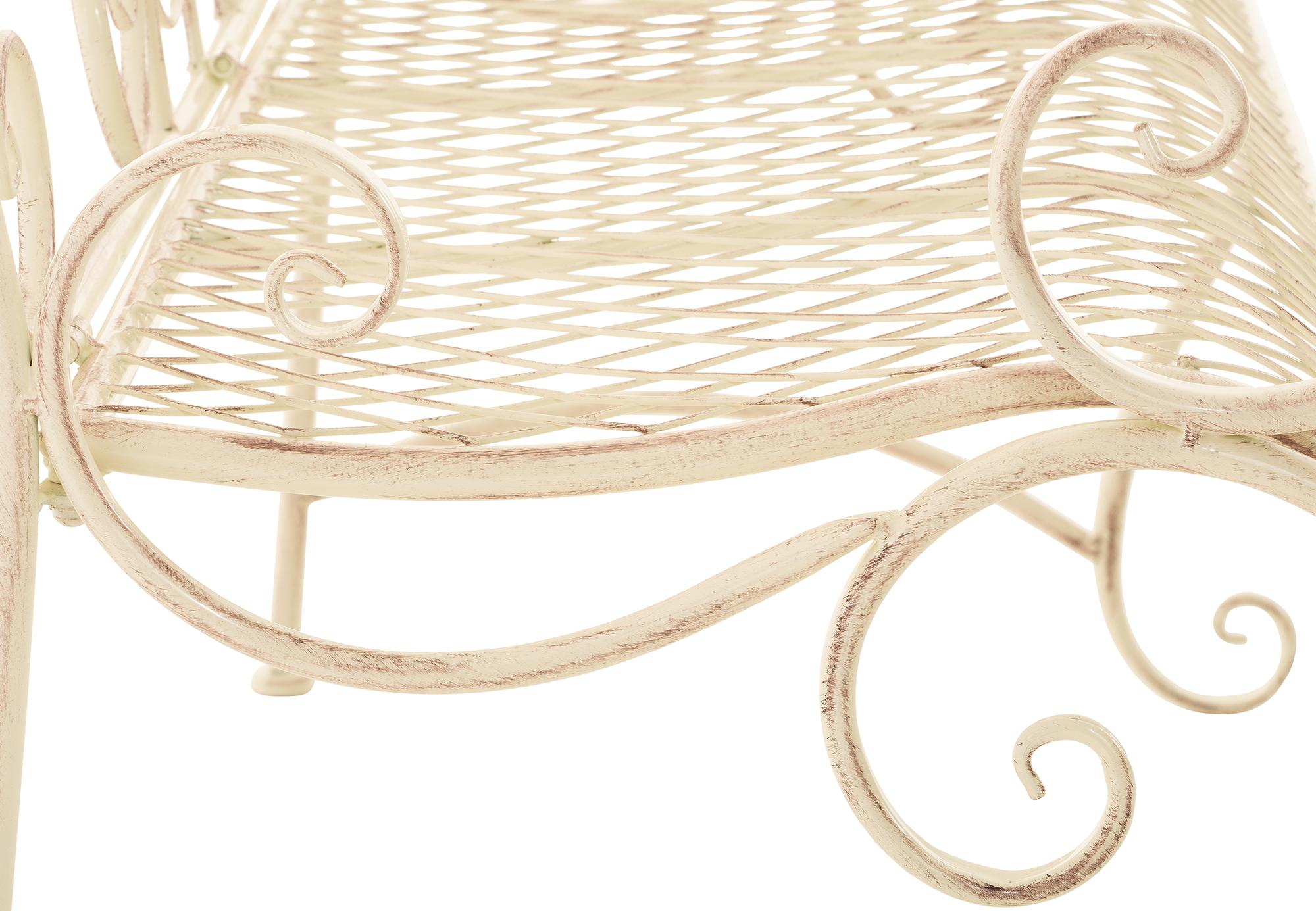 Gartenbank Tara, antik-creme