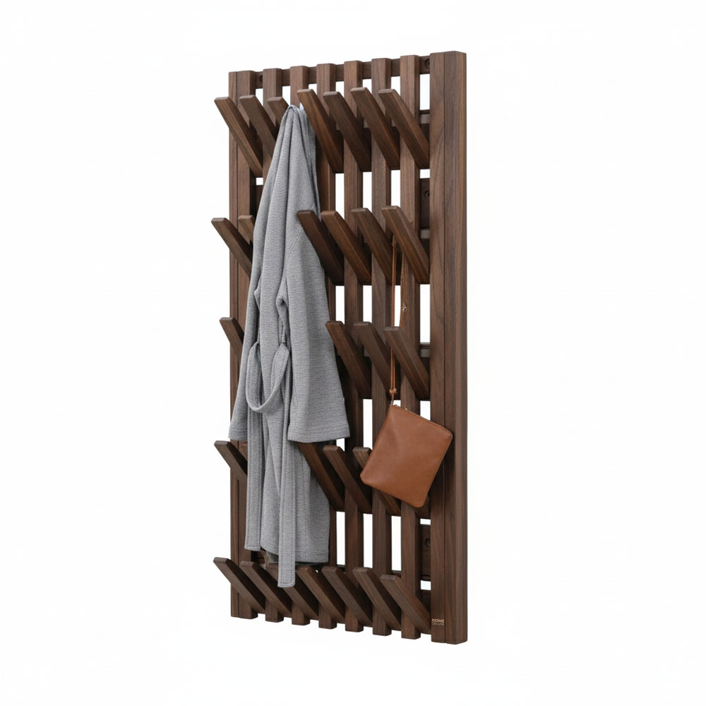 Garderobenpaneel QUEST - 55 x 105 cm Nussbraun