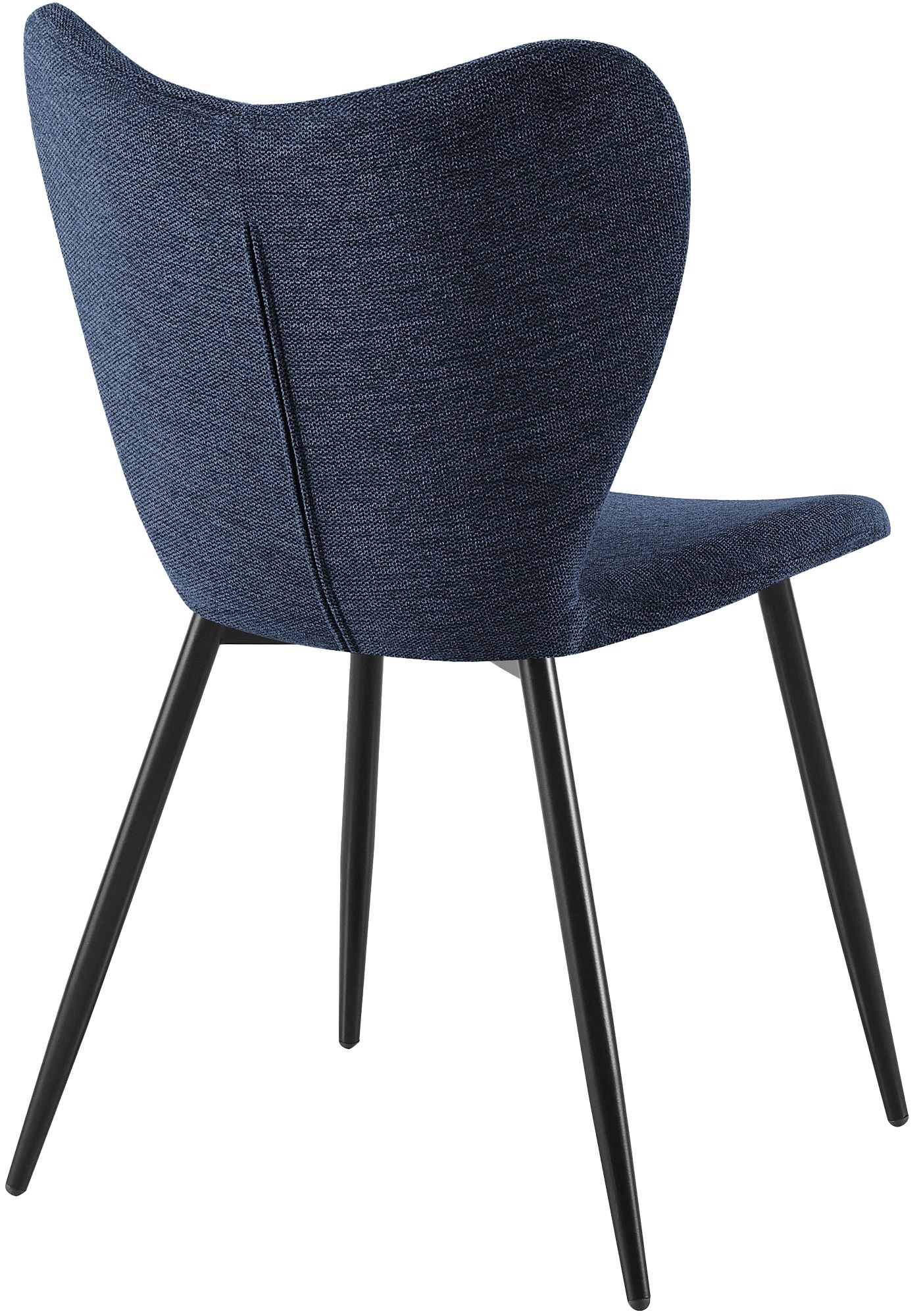 Esszimmerstuhl Maika Stoff, blau
