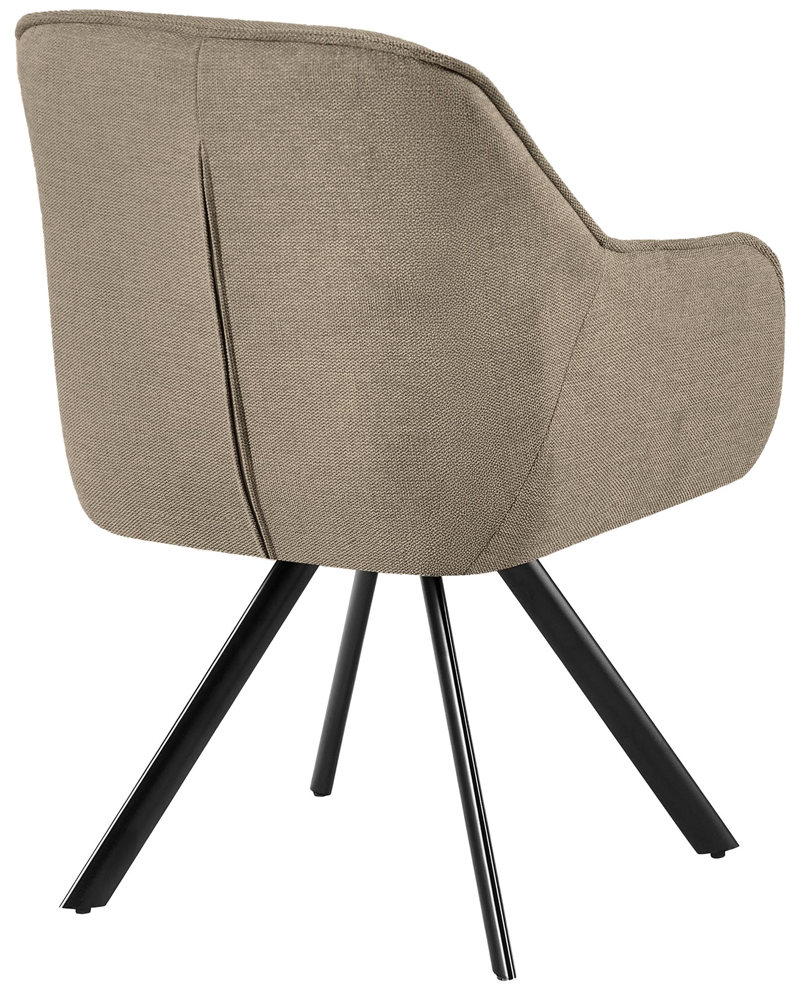 Stuhl Pettuli Stoff, taupe