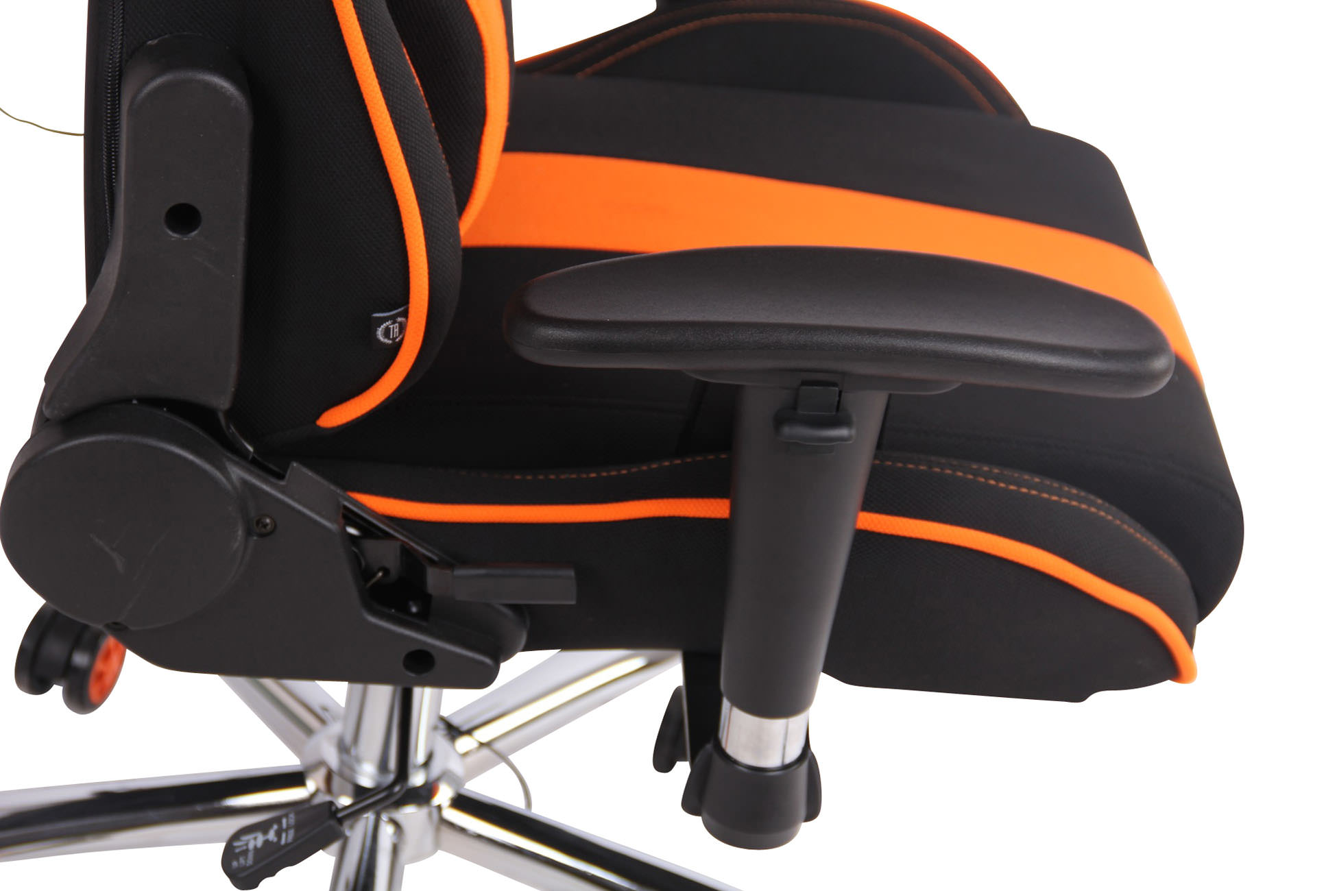 Bürostuhl Limit XM Stoff, schwarz/orange