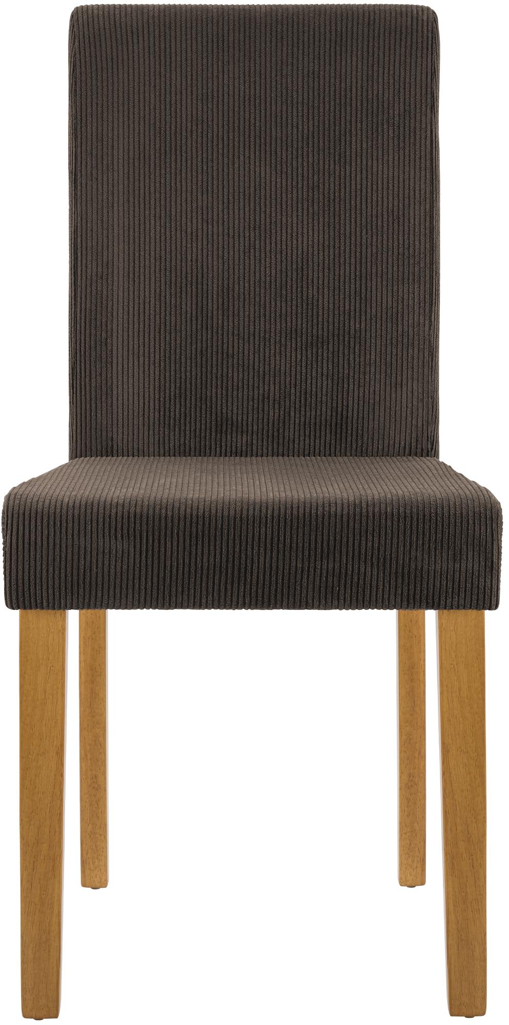 Esszimmerstuhl Ina Cord antik hell, braun