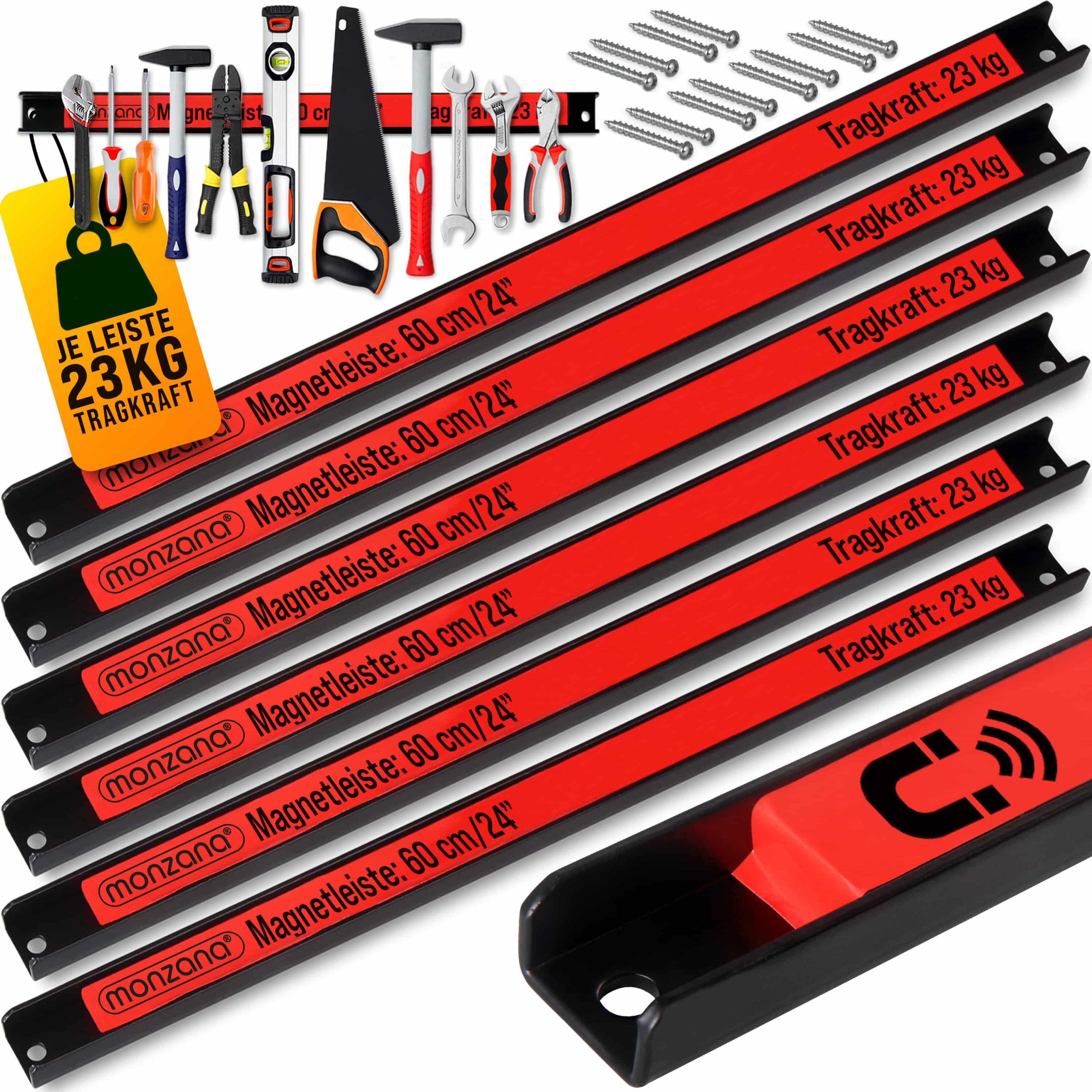 Magnetleiste 6er-Set 60cm inkl Montagematerial