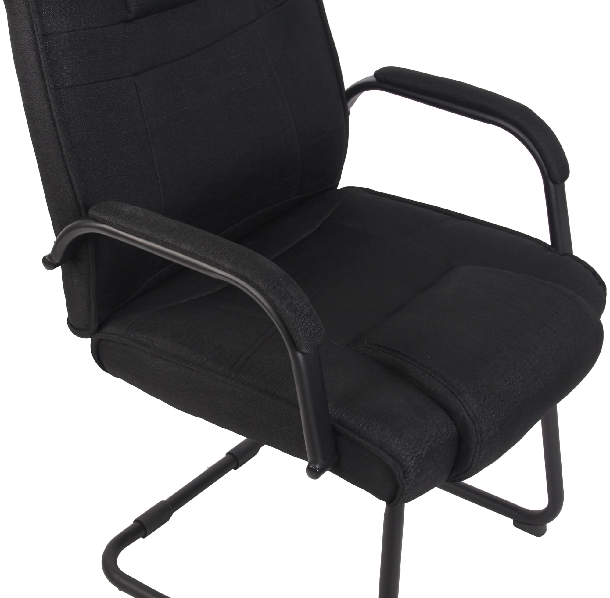2er Set Stühle Attila Stoff, schwarz/schwarz