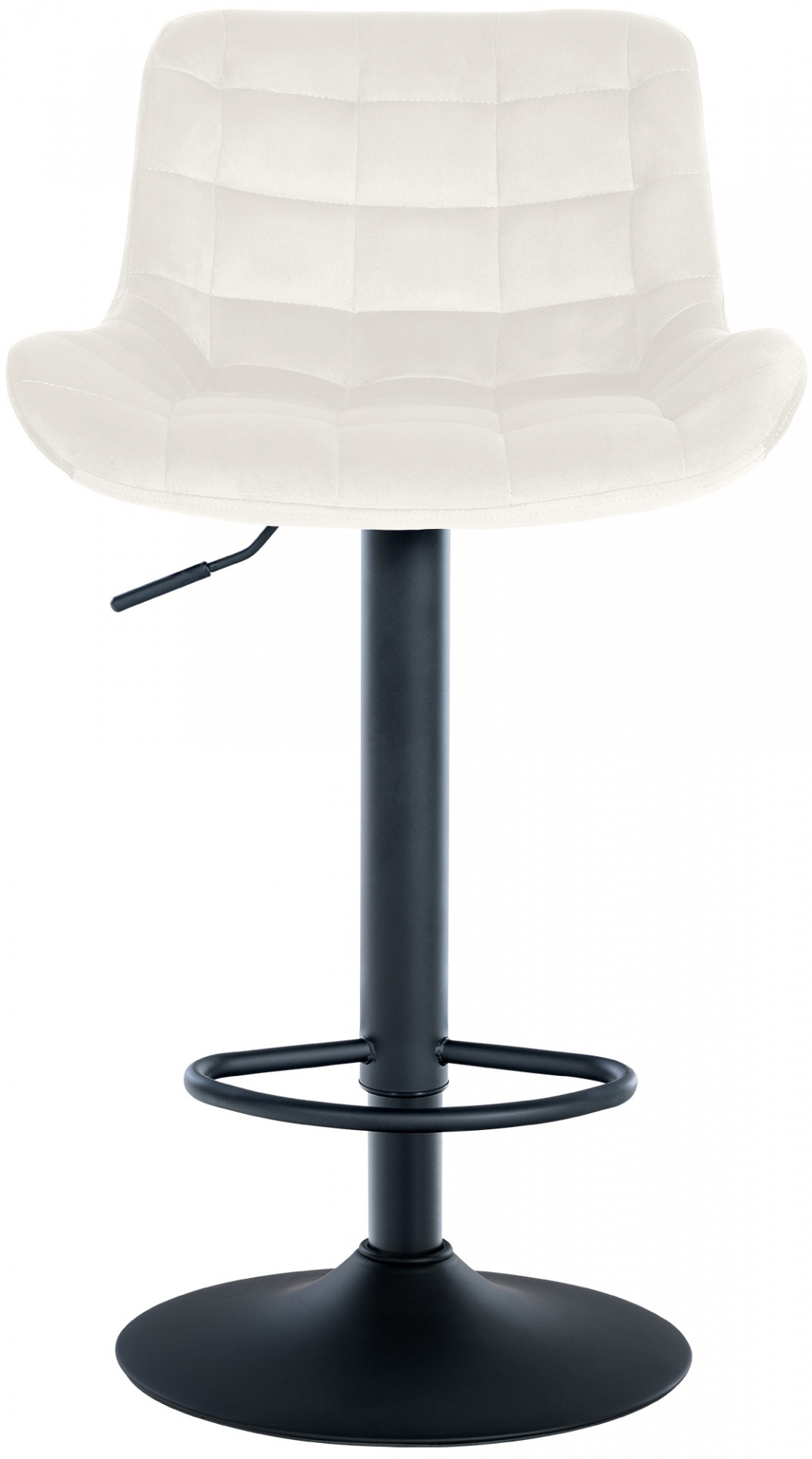 2er Set Barhocker Tover Samt, creme