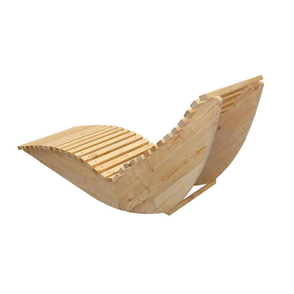 Wellenholzliege WOLGA - 60 cm